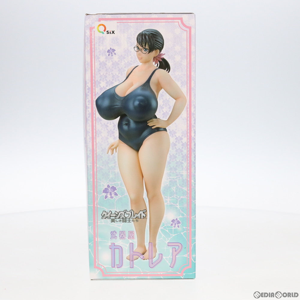 【中古即納】[FIG] 武器屋カトレア 白水着ver. クイーンズブレイド 美しき闘士たち 1/7 完成品 フィギュア Q-six(キューシックス)(20200718)