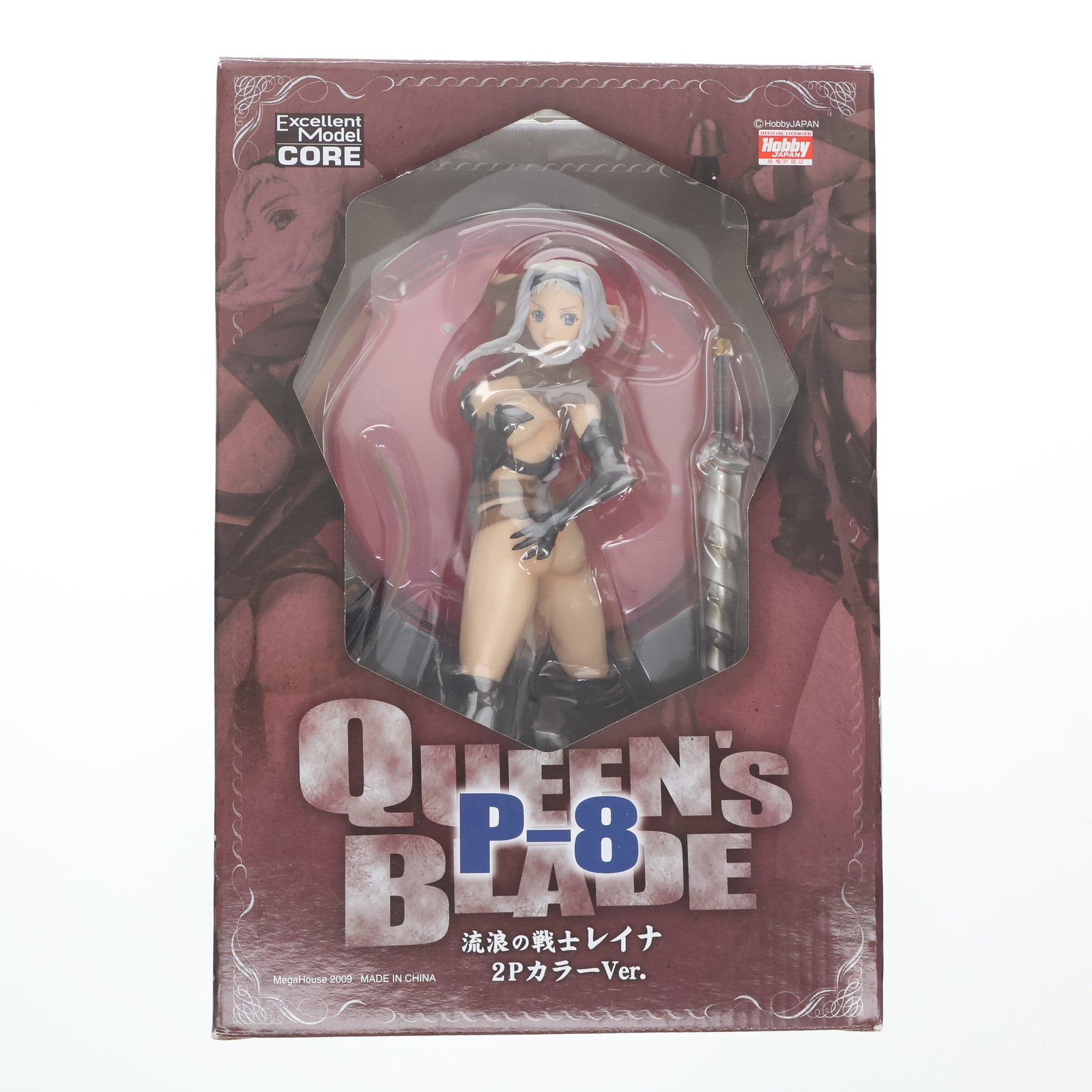【中古即納】[FIG] エクセレントモデル CORE 流浪の戦士レイナ 2PカラーVer. クイーンズブレイド P-8 1/8 完成品 フィギュア メガハウス(20090131)