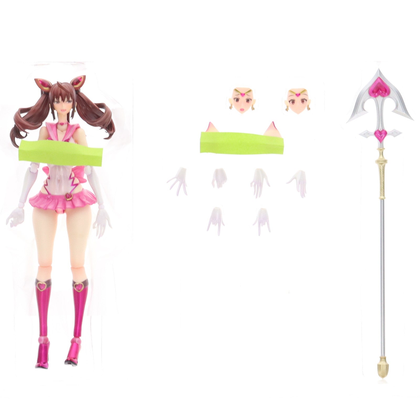 【中古即納】[FIG] ポストカード無し SECOND AXE式 HENTAI ACTION 倉本エリカ 通常版 絶対純白 魔法少女～セーラージュエルにメタモルフォーゼ!～ 完成品 可動フィギュア ネイティブオンラインショップ&FANZA限定 セカンドアックス/ネイティブ(20200630)