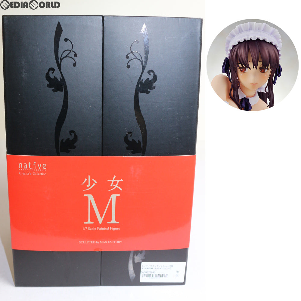 【中古即納】[FIG] ポストカード付属 ネイティブクリエイターズコレクション 少女M(しょうじょえむ) 鳴子ハナハルオリジナルキャラクター 1/7 完成品 フィギュア ネイティブオンラインショップ限定 ネイティブ(20100331)