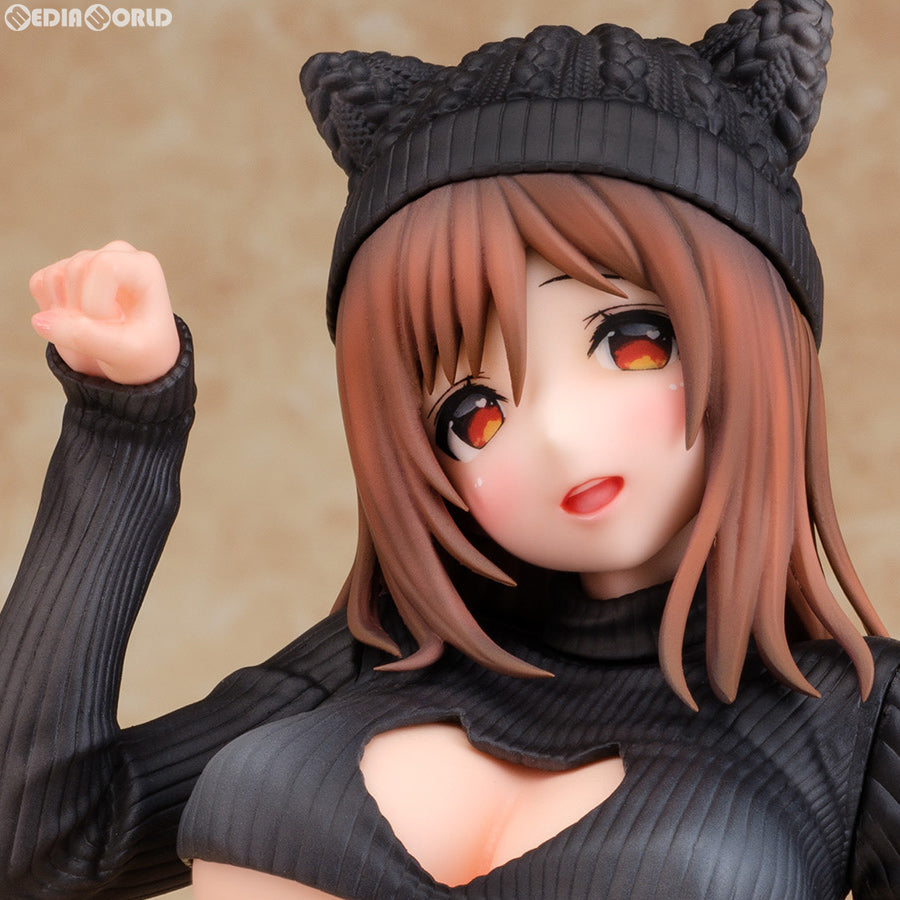 【中古即納】[FIG] キャットなガール くろねこちゃん illustration by 魔太郎 BLACK&WHITE(ブラック&ホワイト) 1/6 完成品 フィギュア ダイキ工業(20220827)