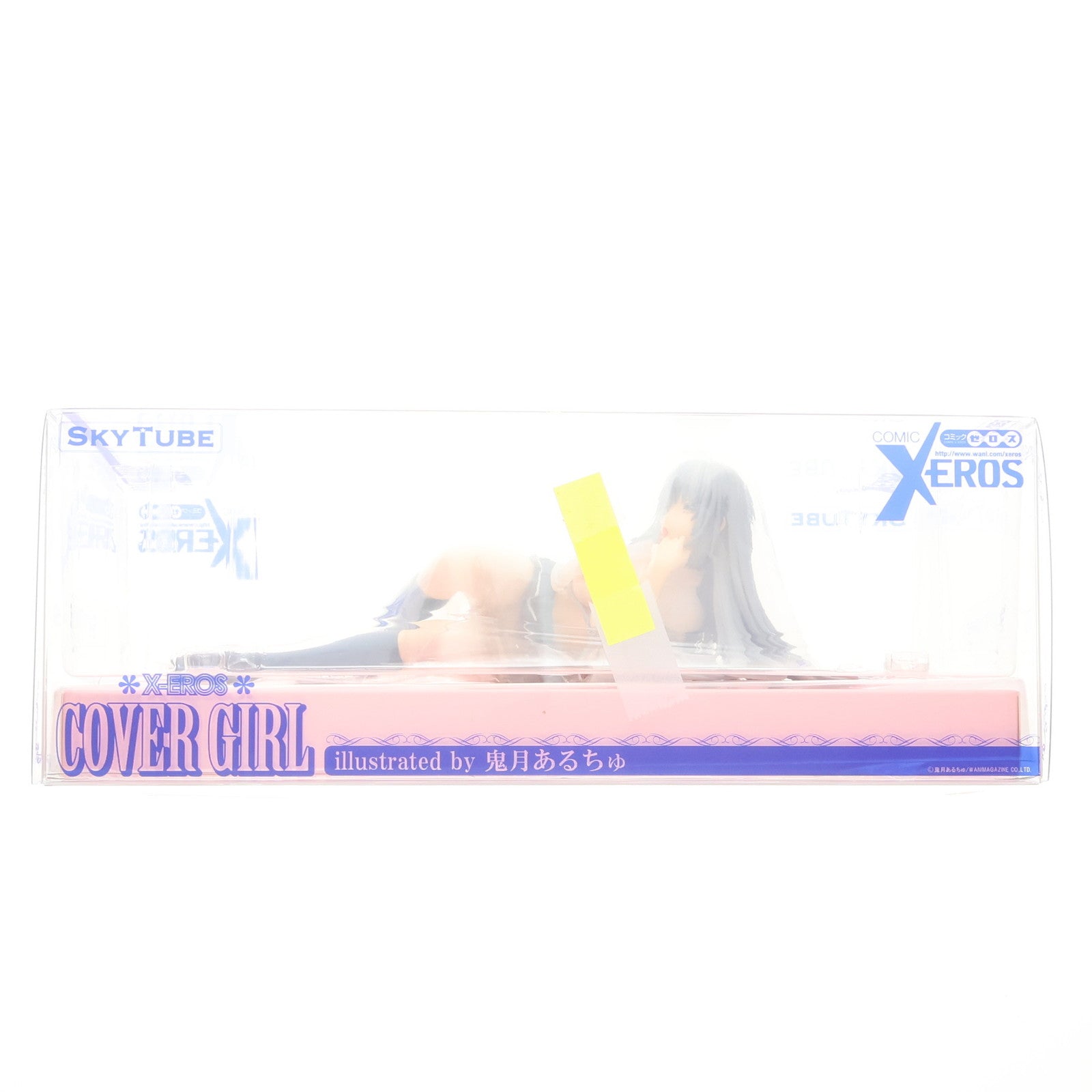 【中古即納】[FIG] ポストカード付属 X-EROS COVER GIRL(ゼロス カバーガール) illustrated by 鬼月あるちゅ COMIC X-EROS #06 1/7 完成品 フィギュア(AX-1000) SkyTube(スカイチューブ)(20141012)