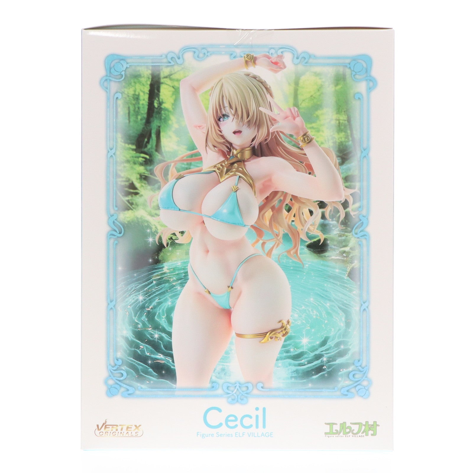 【中古即納】[FIG] あみあみ限定特典3種付属 エルフ村 第8村人 セシル 沐浴着Ver. アンテナショップ限定版 1/6 完成品 フィギュア ヴェルテクス(20250531)