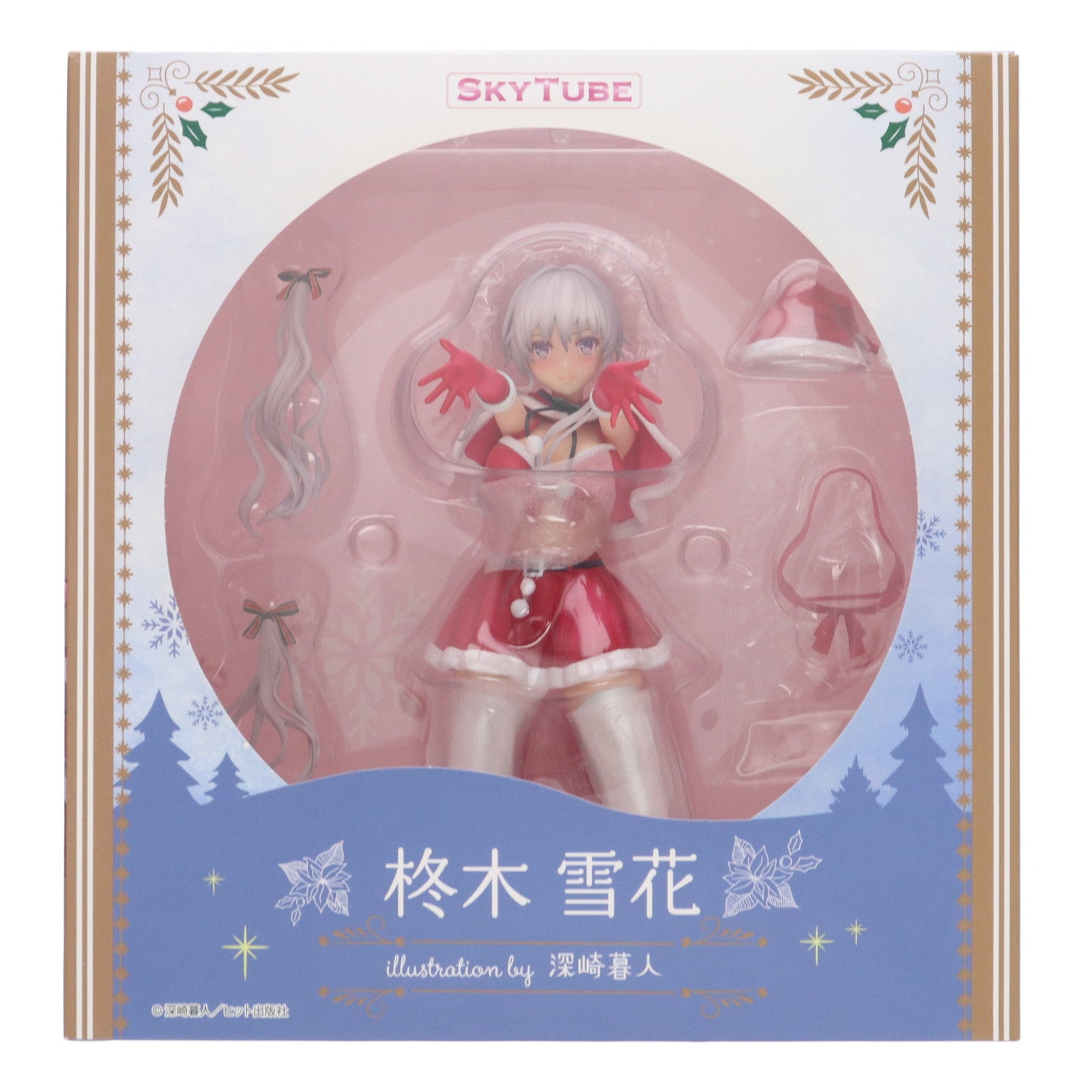 【中古即納】[FIG] ポストカード付属 柊木雪花(ひいらぎせつか) illustration by 深崎暮人 コミック阿吽 1/6 完成品 フィギュア(AX-1089) SkyTube(スカイチューブ)(20220626)