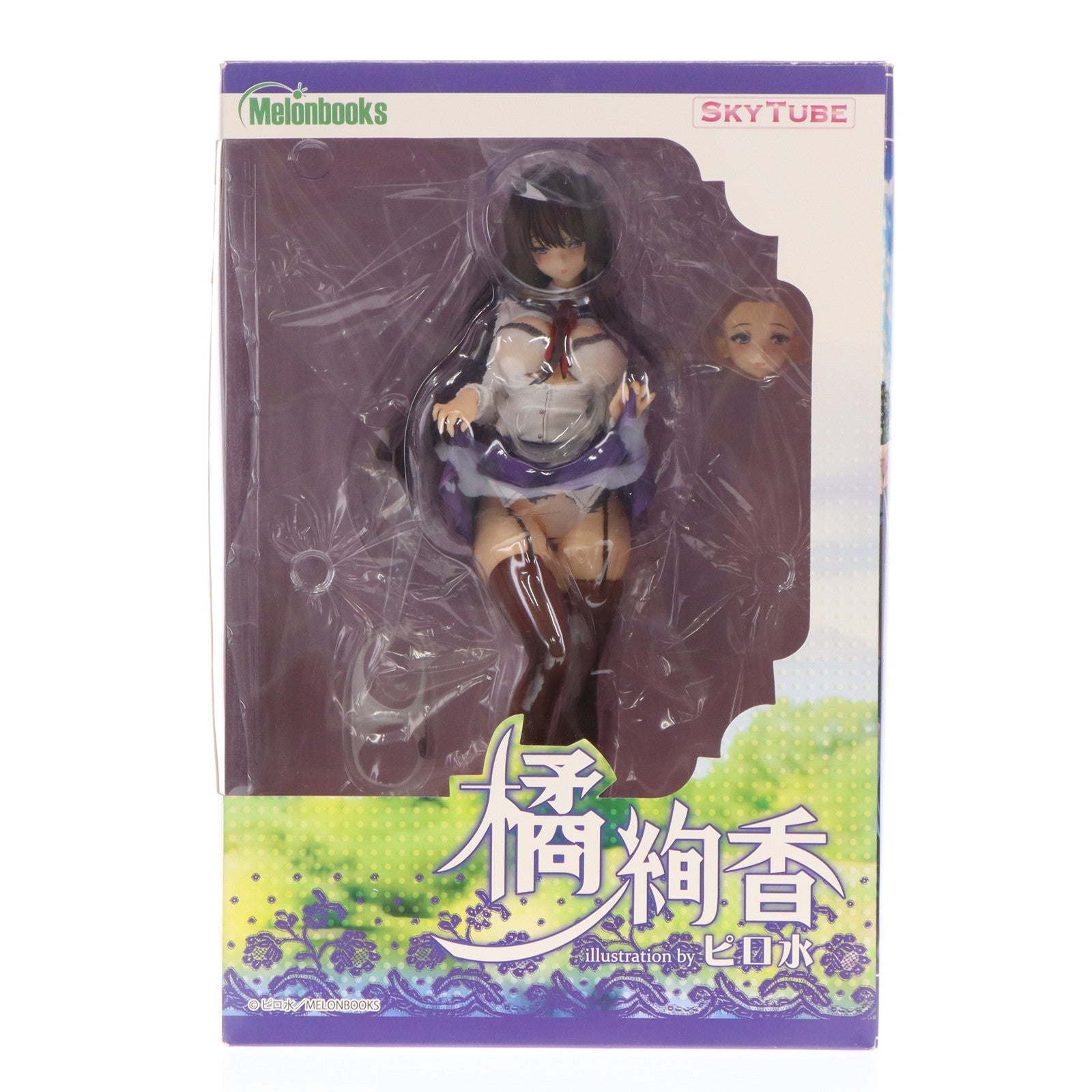 【中古即納】[FIG] 橘絢香(たちばなあやか) illustration by ピロ水 メロンブックスタペストリー 1/6 完成品 フィギュア(AX-1062) SkyTube(スカイチューブ)(20180930)