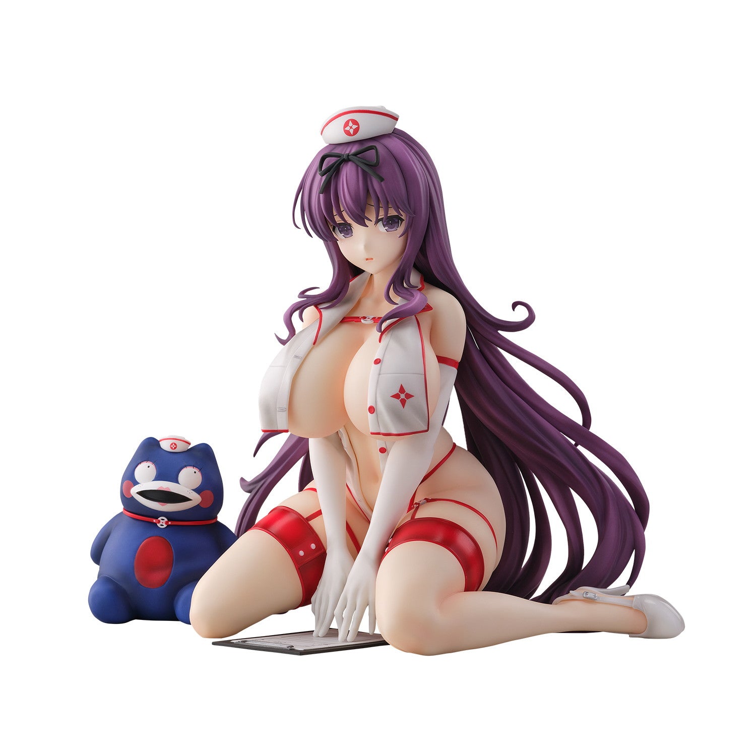 【中古即納】[FIG] 紫(むらさき) セクシーナースVer. シノビマスター 閃乱カグラ NEW LINK 1/4 完成品 フィギュア ホビーストック(20241031)