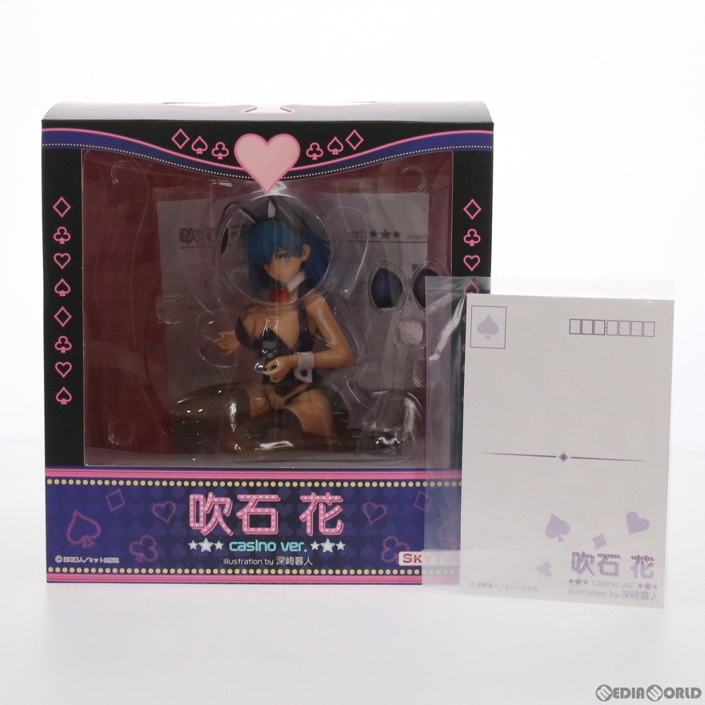 【中古即納】[FIG] ポストカード付属 吹石花(ふきいしはな) casino ver. Illustration by 深崎暮人 コミック阿吽 1/6 完成品 フィギュア(AX-1072) SkyTube(スカイチューブ)(20210620)