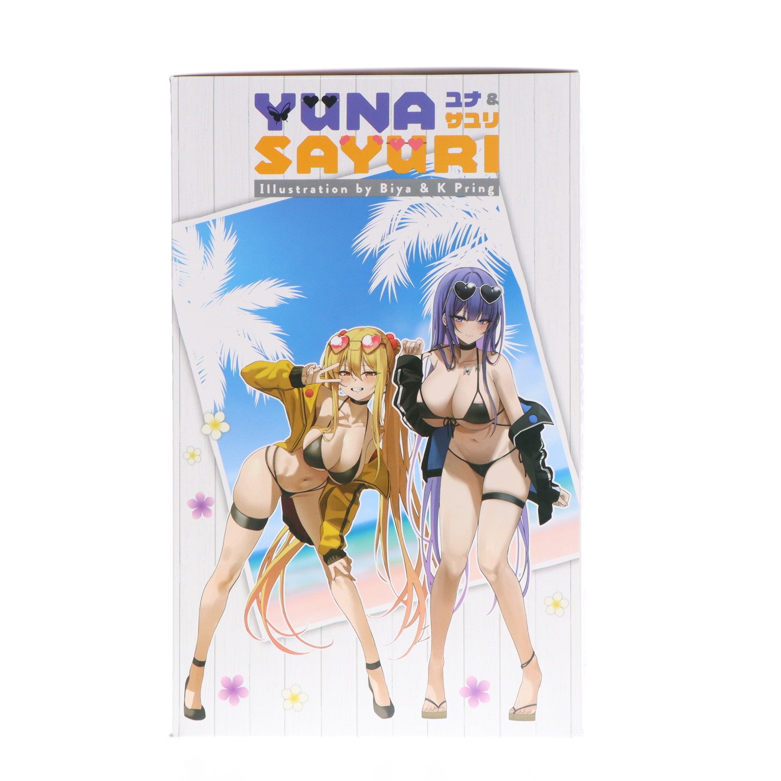 【中古即納】[FIG] あみあみ限定特典付属 ユナ&サユリ Illustration by Biya&K Pring 専用台座付き 2体セット 1/6 完成品 フィギュア ジェントルメン(20250413)