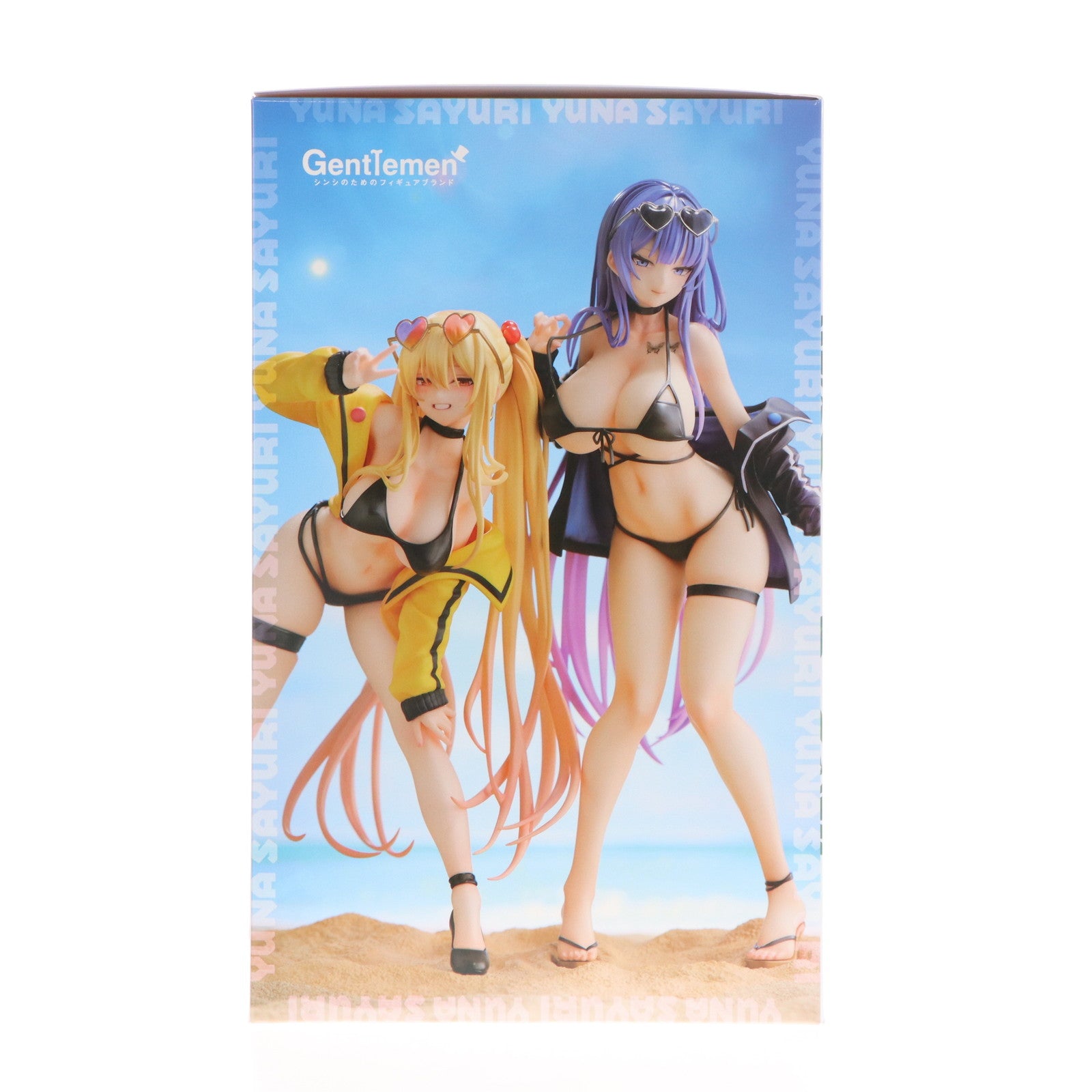 【中古即納】[FIG] あみあみ限定特典付属 ユナ&サユリ Illustration by Biya&K Pring 専用台座付き 2体セット 1/6 完成品 フィギュア ジェントルメン(20250413)