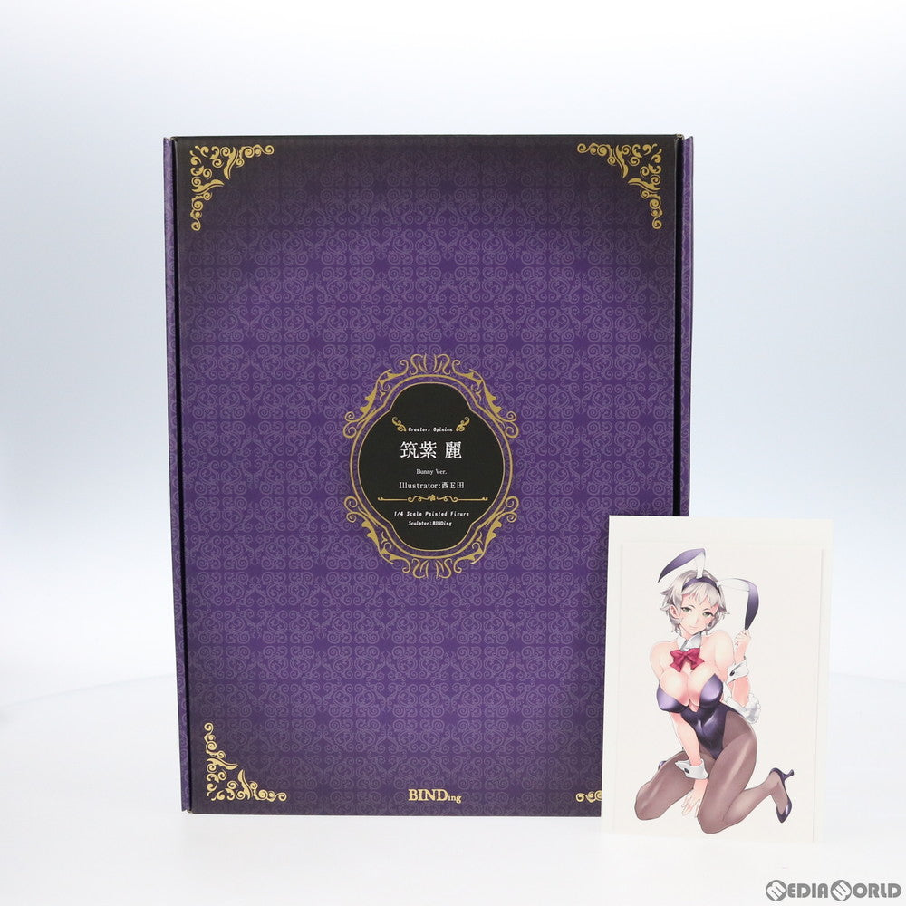 【中古即納】[FIG] ポストカード付属 ネイティブクリエイターズコレクション 筑紫麗(つくしれい) バニーVer. BINDing クリエイターズ オピニオン 1/4 完成品 フィギュア BINDing(バインディング)/ネイティブ(20190228)
