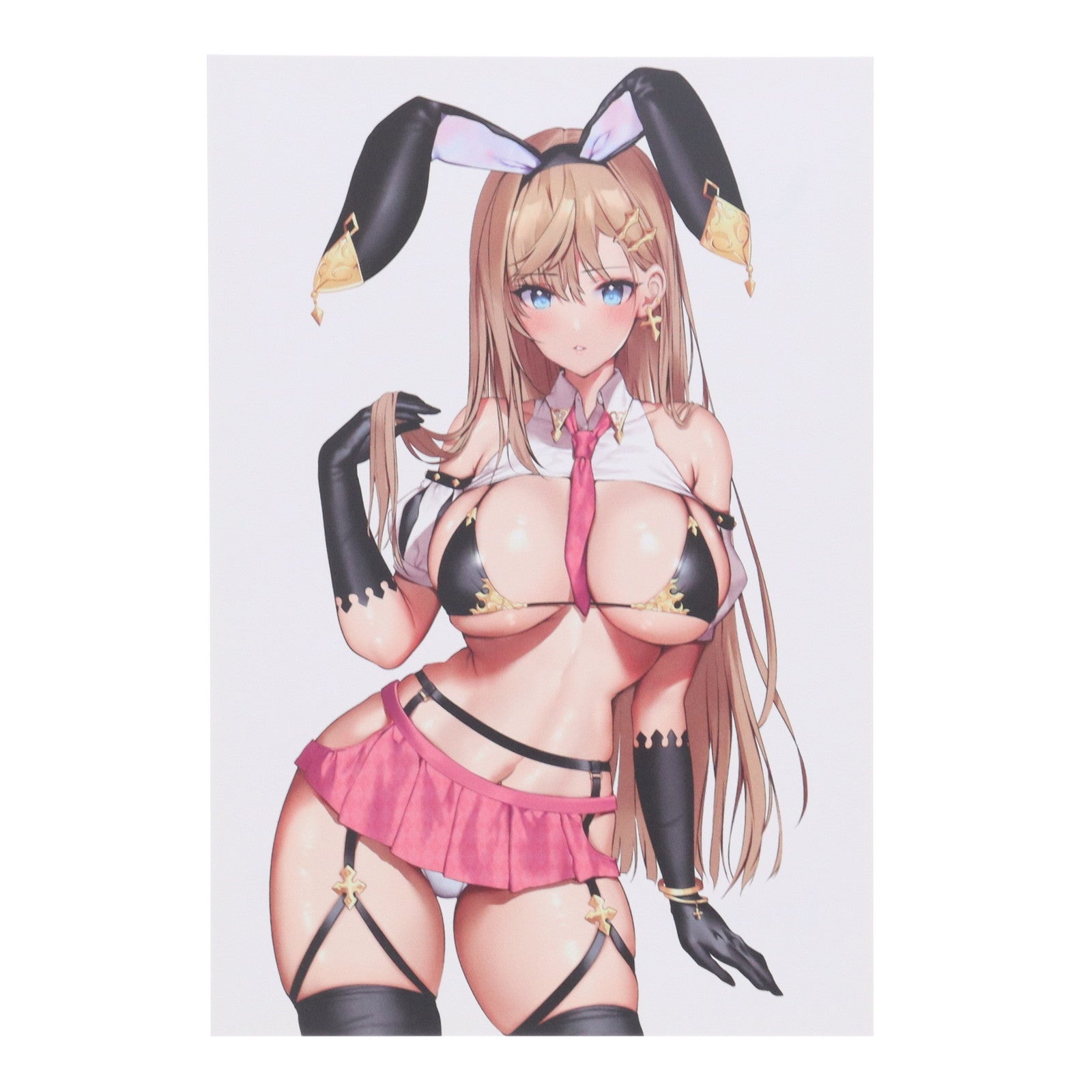 【中古即納】[FIG] ポストカード付属 ネイティブクリエイターズコレクション ギャルバニー 魔太郎オリジナルキャラクター 1/6 完成品 フィギュア ネイティブオンラインストア&FANZA限定 Pink・Cat(ピンク・キャット)/ネイティブ(20230131)