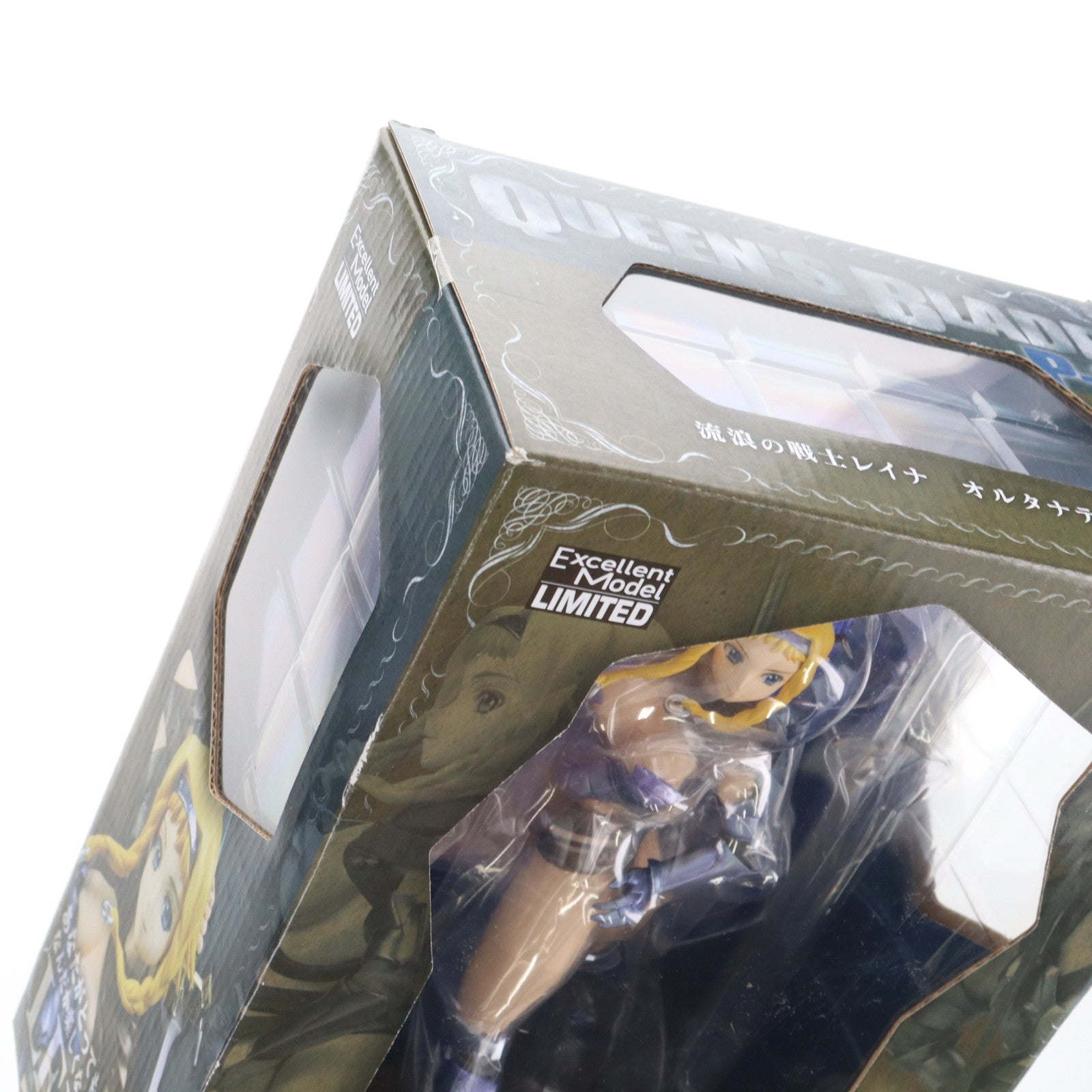 【中古即納】[FIG] エクセレントモデル LIMITED 流浪の戦士レイナ オルタナティブ クイーンズブレイドP-8 1/8 完成品フィギュア ホビージャパン誌上通販限定 メガハウス(20090220)