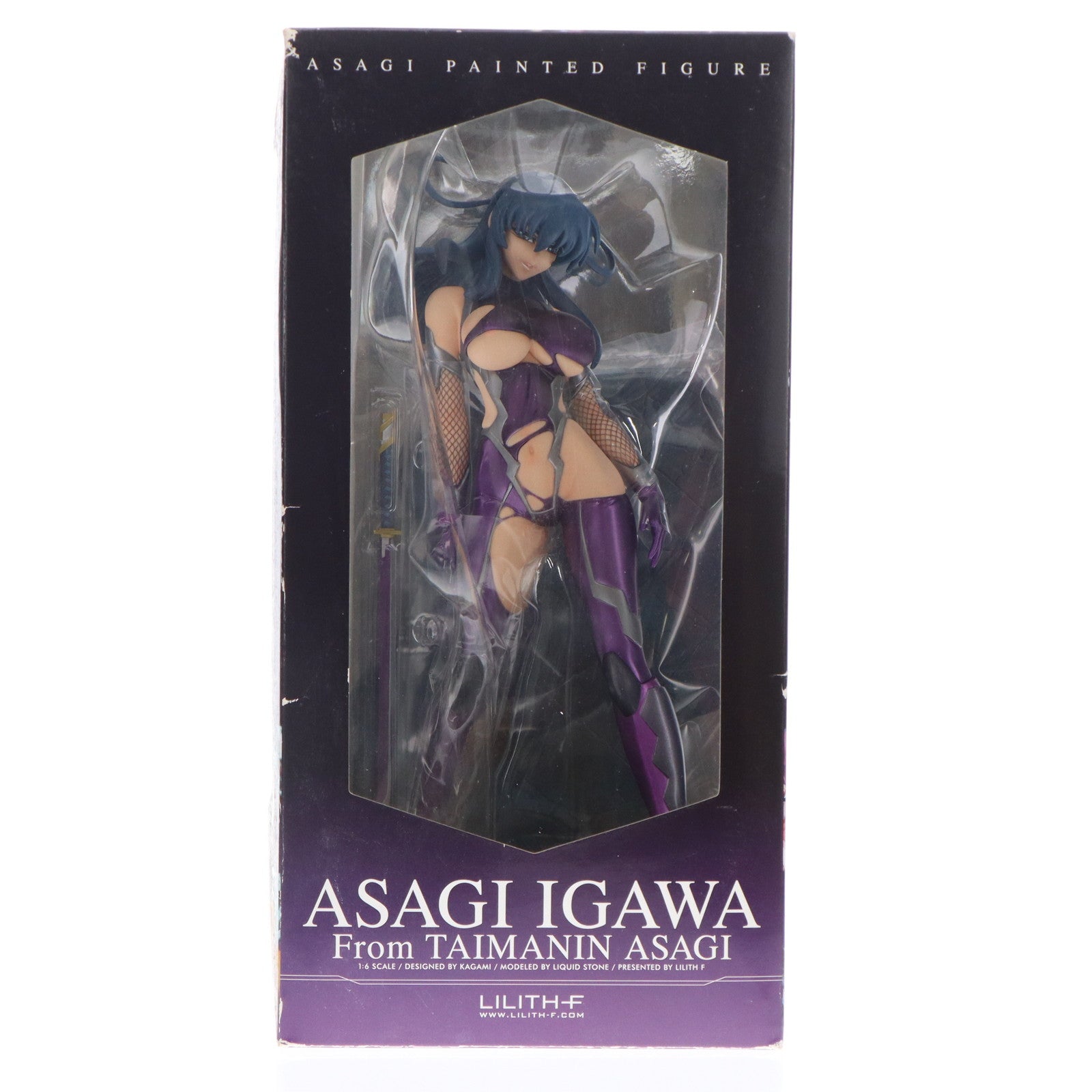 【中古即納】[FIG] アサギ 対魔忍アサギ 1/6 完成品 フィギュア Lilith F(20090522)
