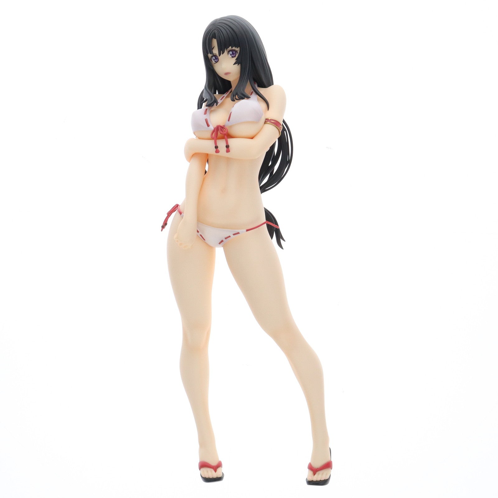 【中古即納】[FIG] 武者巫女 トモエ クイーンズブレイド 美しき闘士たち 1/6 完成品 フィギュア(PVC203) オーキッドシード(20190113)