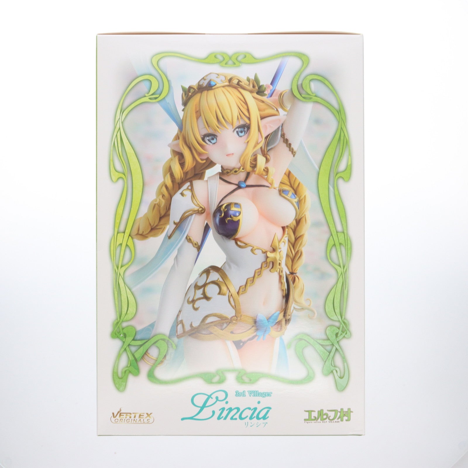 【中古即納】[FIG] (再販) あみあみ限定特典3種付属 エルフ村 第3村人 リンシア アンテナショップ限定版 1/6 完成品 フィギュア ヴェルテクス(20201031)