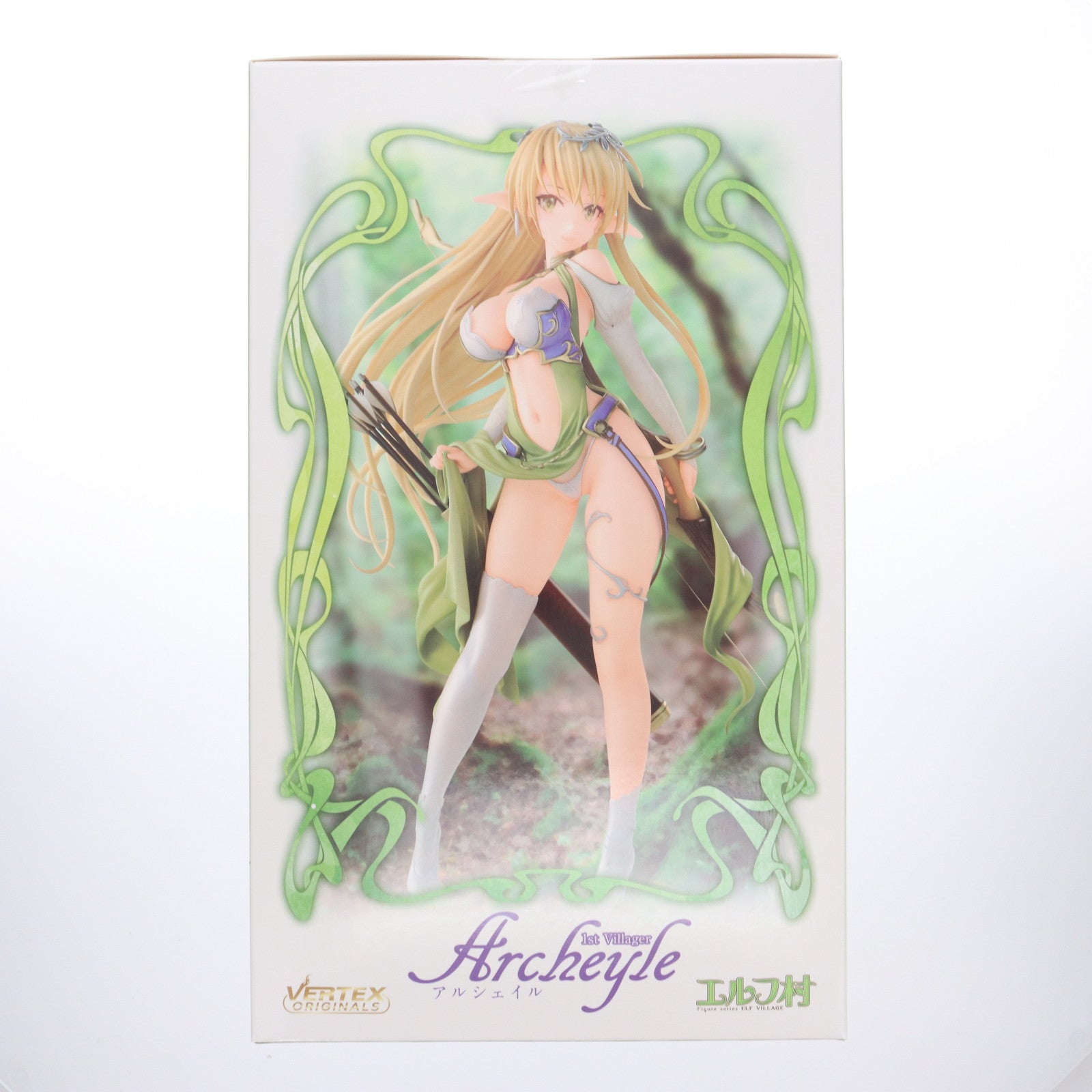 【中古即納】[FIG] (再販) あみあみ限定特典3種付属 エルフ村 第1村人 アルシェイル アンテナショップ限定版 1/6 完成品 フィギュア ヴェルテクス(20180531)