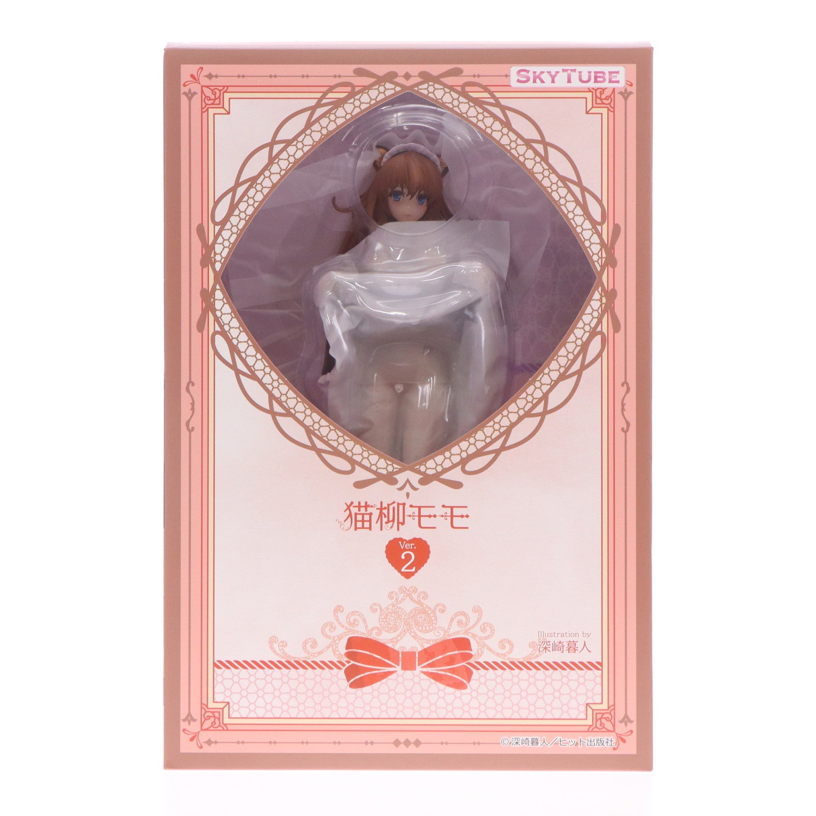 【中古即納】[FIG] ポストカード付属 猫柳モモ(ねこやなぎもも) Ver.2 illustration by 深崎暮人 コミック阿吽 1/6 完成品 フィギュア(AX-1079) SkyTube(スカイチューブ)(20230827)