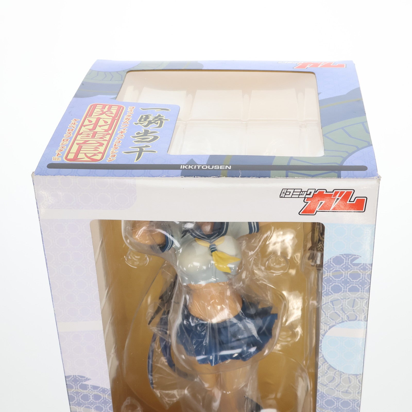 【中古即納】[FIG] コミックガムフィギュアコレクション 関羽雲長(かんううんちょう) ケルベロスプロジェクトVer. 一騎当千 1/7 完成品 フィギュア コミックガム誌上通販限定 ワニブックス(20071231)