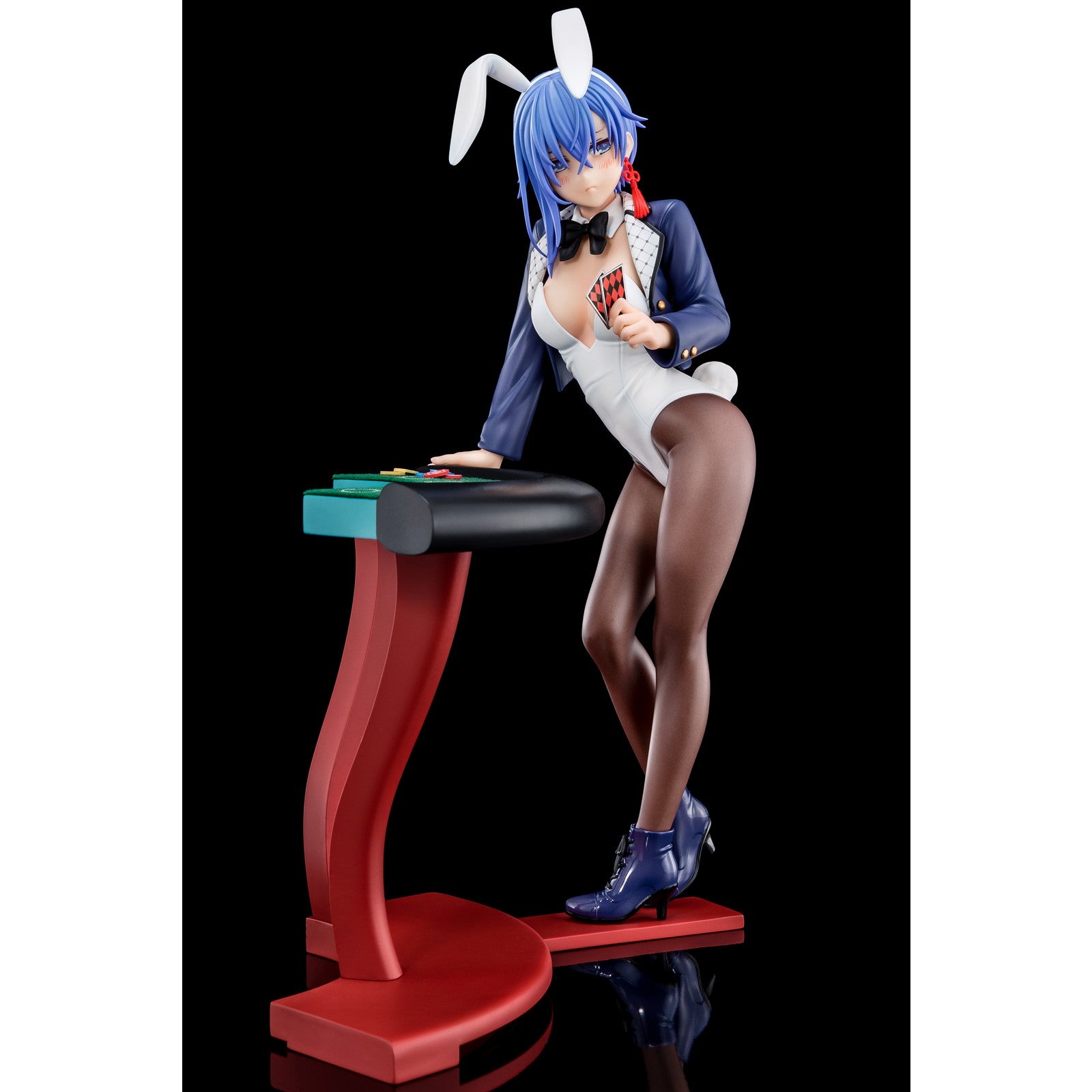 【中古即納】[FIG] 咲耶・ジークリンデ(さくや・じーくりんで) 瑠璃紺のバニーフィギュアwithぺろりシステム 聖剣学院の魔剣使い 1/6 完成品 フィギュア 日本コロムビア(20250228)