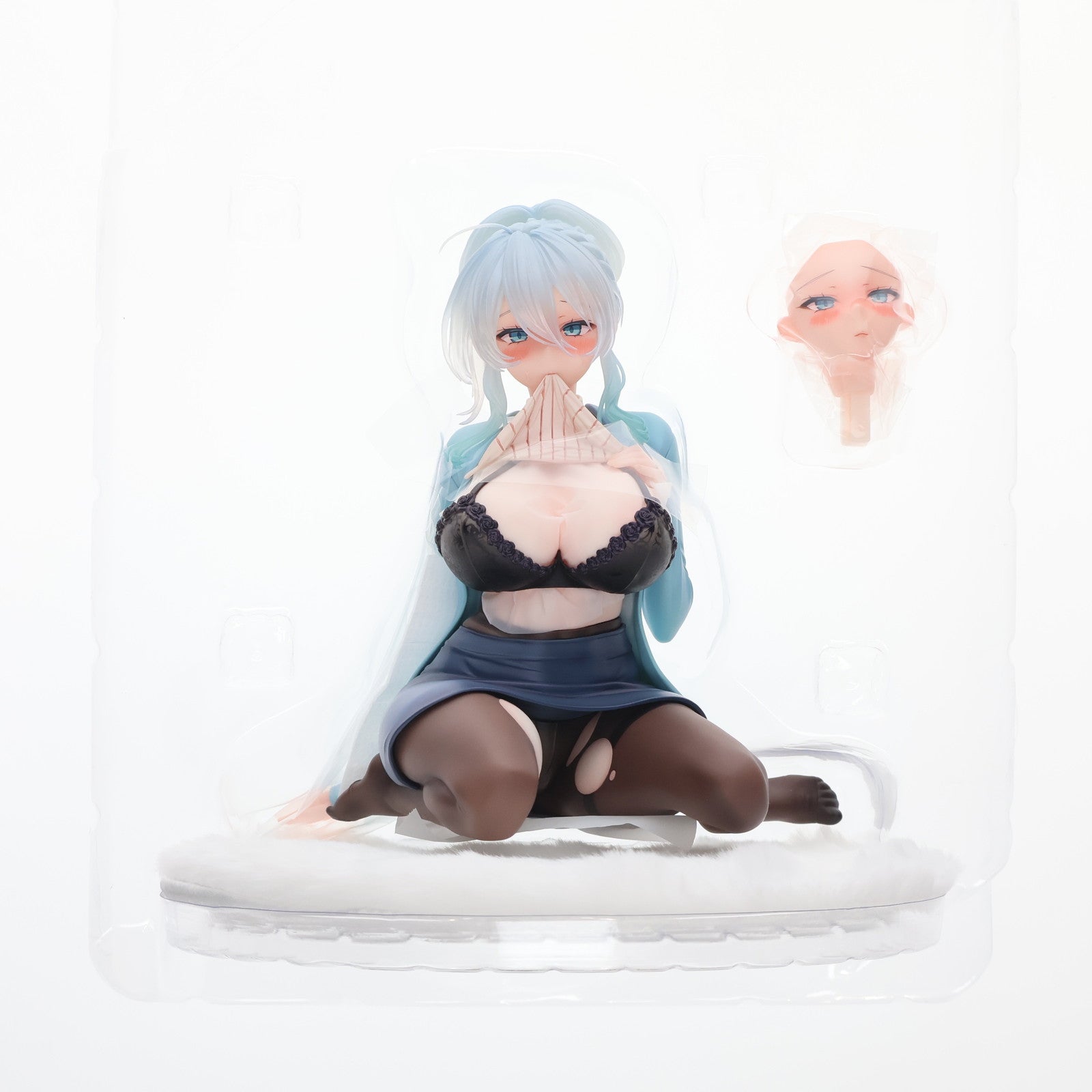 【中古即納】[FIG] 色紙&タペストリー付属 未亡人の雪女 雪乃深冬(ゆきのみふゆ) 座ってる雪乃さん 1/6 完成品 フィギュア PURE(ピュア)(20250220)