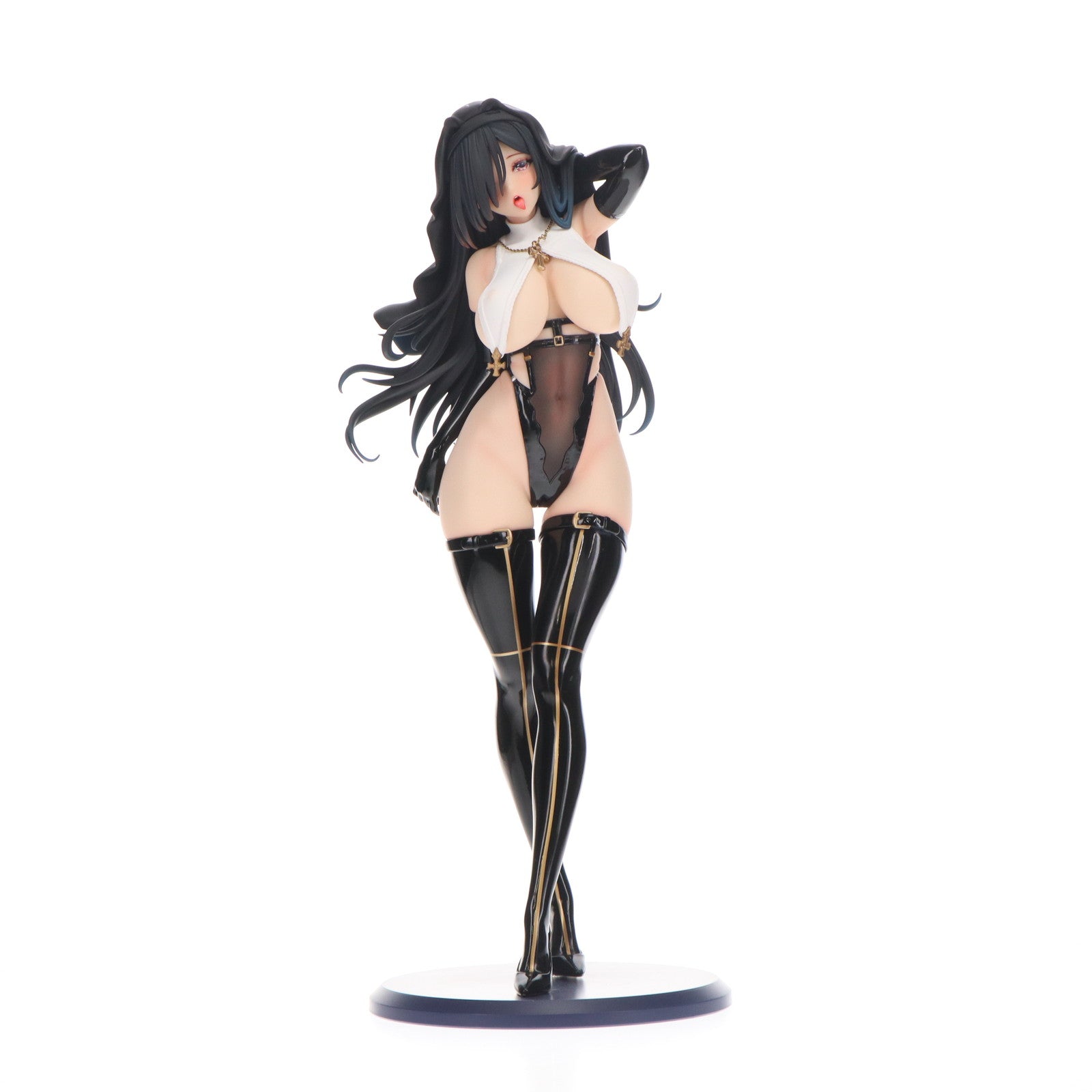 【中古即納】[FIG] 追跡アイ顔パーツ&アイマスク&マウスパッド無し 黒シスター 1/4 完成品 フィギュア BearPanda(ベアパンダ)(20251011)