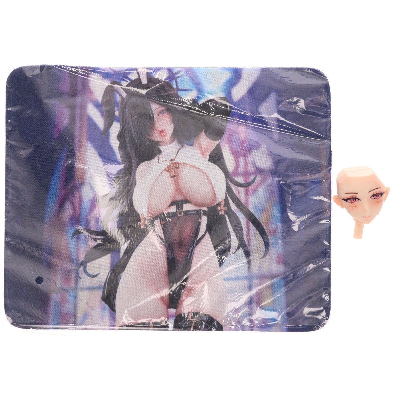 【中古即納】[FIG] 追跡アイ顔パーツ&アイマスク&マウスパッド無し 黒シスター 1/4 完成品 フィギュア BearPanda(ベアパンダ)(20251011)