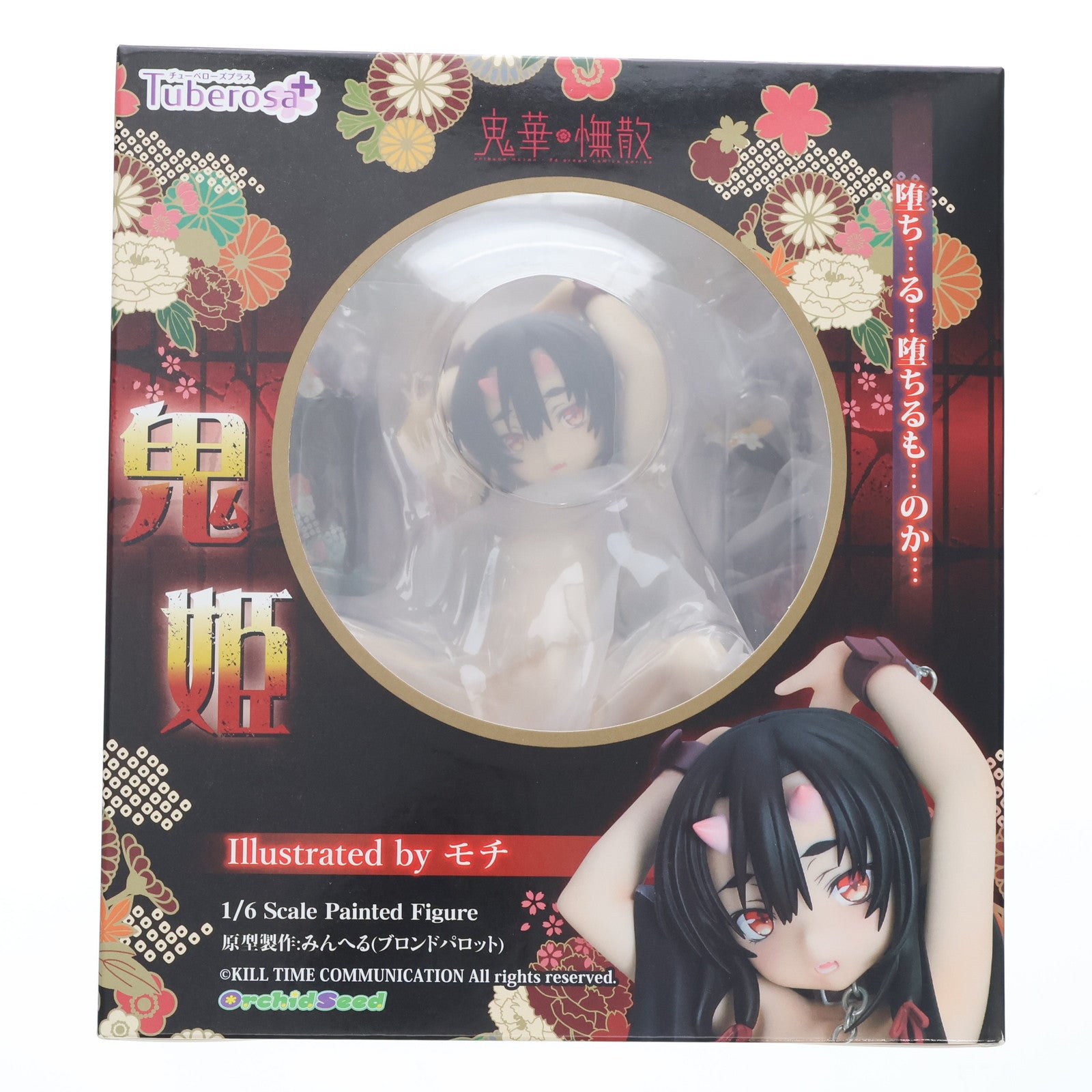 【中古即納】[FIG] 鬼姫 鬼華憮散(おにばなむざん) Illustrated by モチ 1/6 完成品 フィギュア(PVC235) チューベローズプラス(20220514)