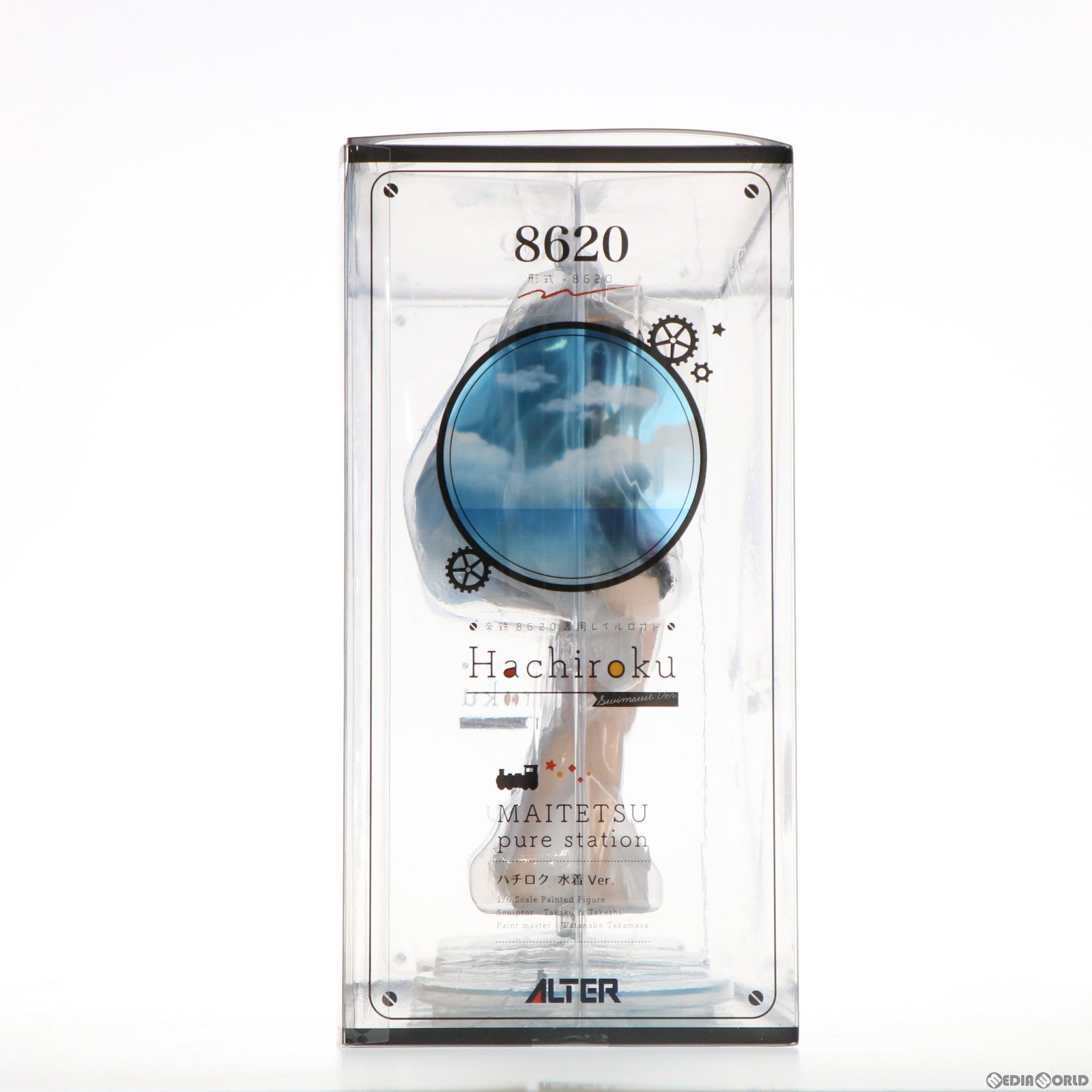 【中古即納】[FIG] ハチロク 水着Ver. まいてつ pure station 1/6 完成品 フィギュア アルター(20220113)