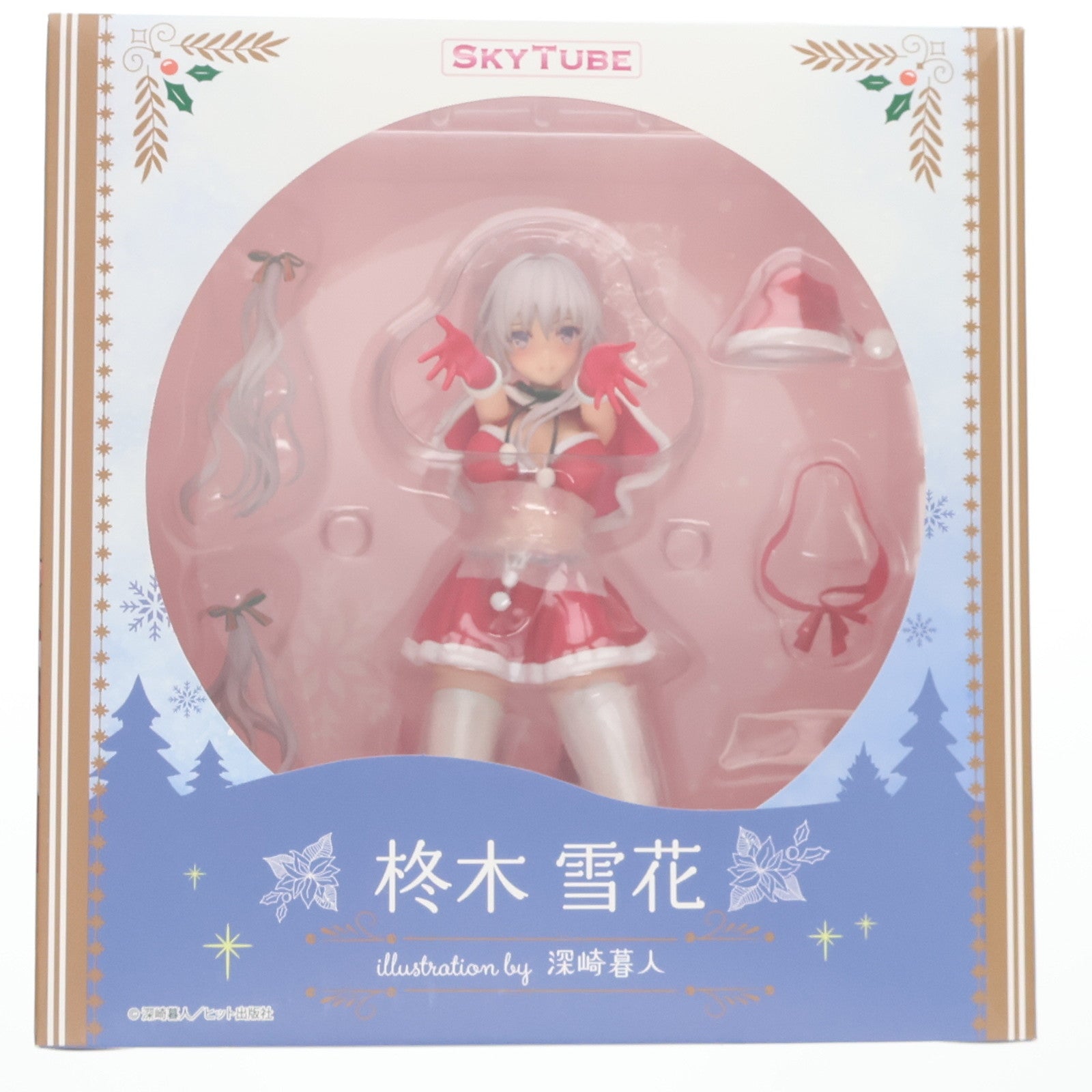 【中古即納】[FIG] ポストカード付属 柊木雪花(ひいらぎせつか) illustration by 深崎暮人 コミック阿吽 1/6 完成品 フィギュア(AX-1089) SkyTube(スカイチューブ)(20220626)