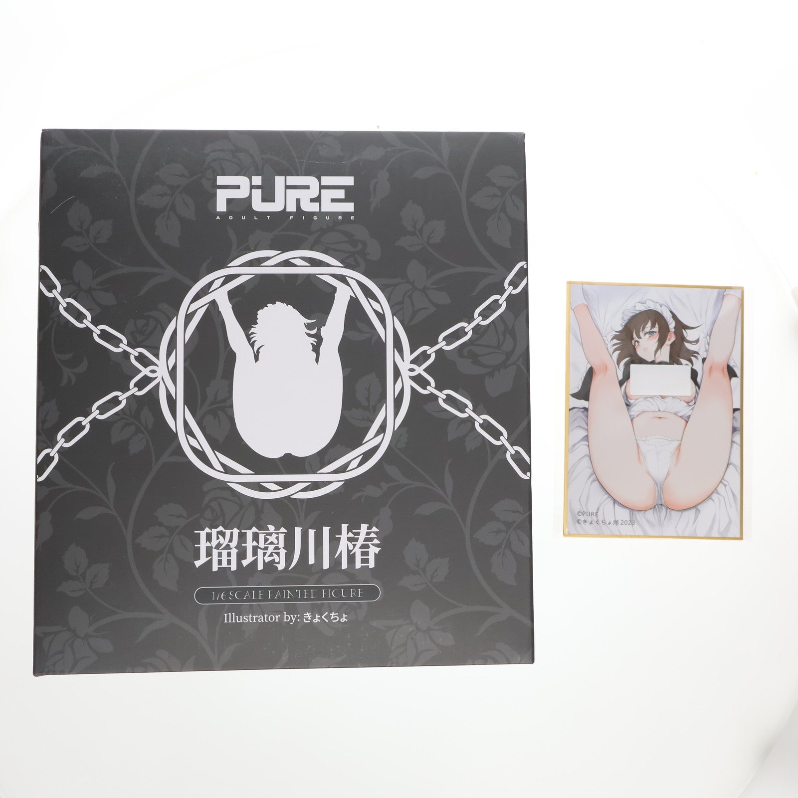 【中古即納】[FIG] 原画色紙付属 瑠璃川椿(るりかわつばき) メイド教育シリーズ 1/6 完成品 フィギュア PURE(ピュア)(20250725)