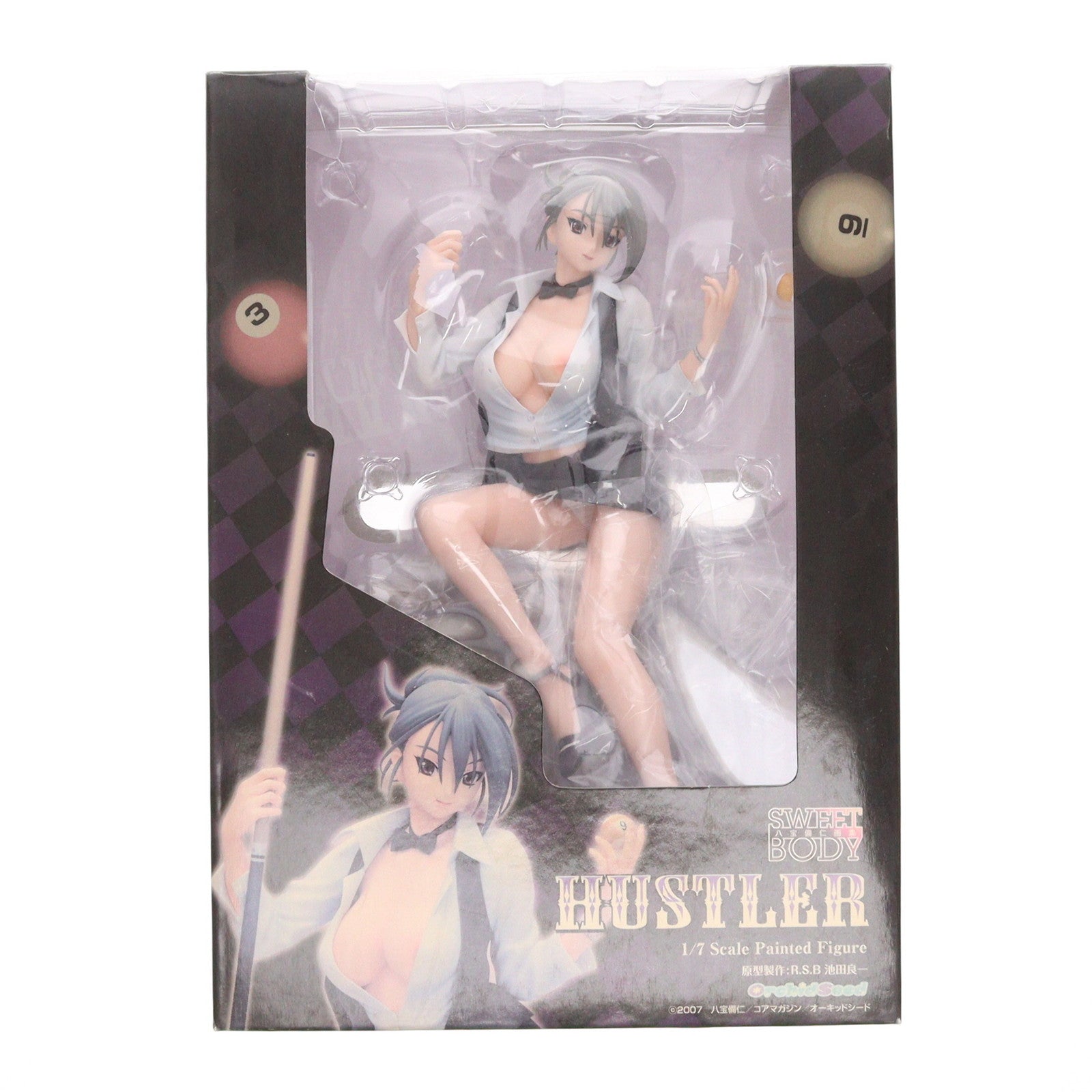 【中古即納】[FIG] ハスラー 八宝備仁画集 SWEET BODY 1/7 完成品 フィギュア オーキッドシード(20090703)
