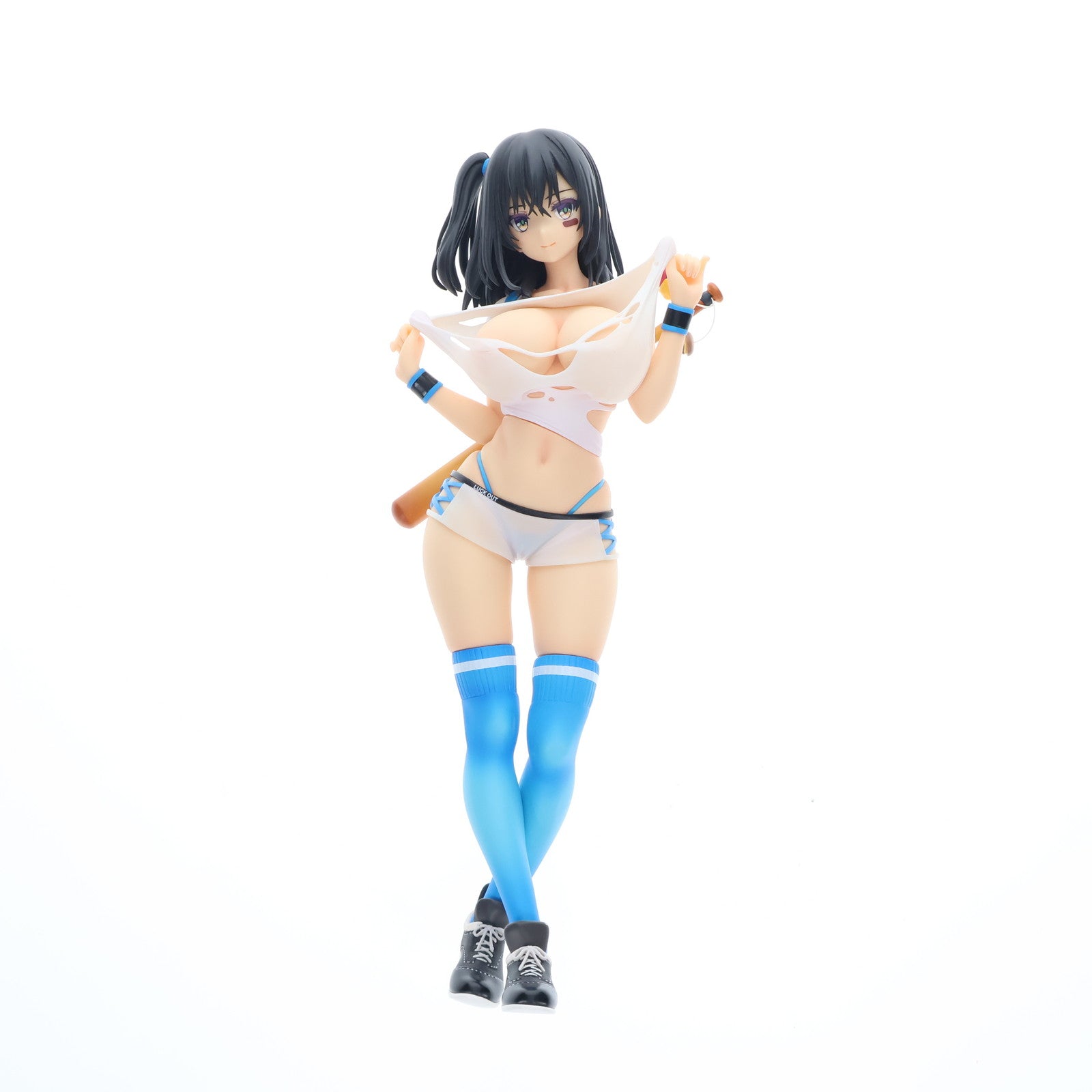 【中古即納】[FIG] 野球娘 illustration by 魔太郎 Light Blue Ver. 1/6 完成品 フィギュア(AX-1180) SkyTube(スカイチューブ)(20210620)