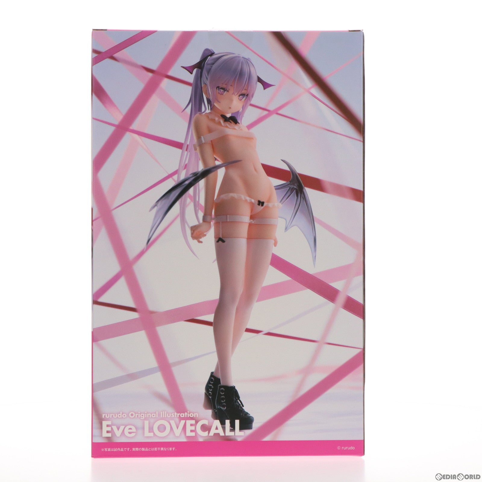 【中古即納】[FIG] あみあみ限定 ポストカード無し イヴ・LOVECALL rurudoオリジナルイラスト 1/6 完成品 フィギュア Pink・Charm(ピンクチャーム)(20210930)