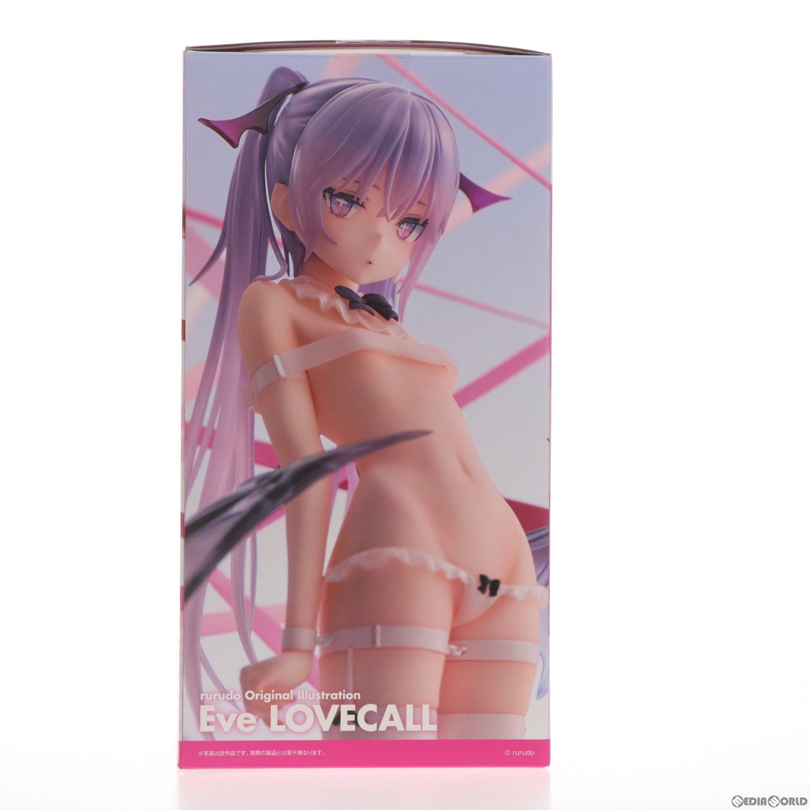 【中古即納】[FIG] あみあみ限定 ポストカード無し イヴ・LOVECALL rurudoオリジナルイラスト 1/6 完成品 フィギュア Pink・Charm(ピンクチャーム)(20210930)