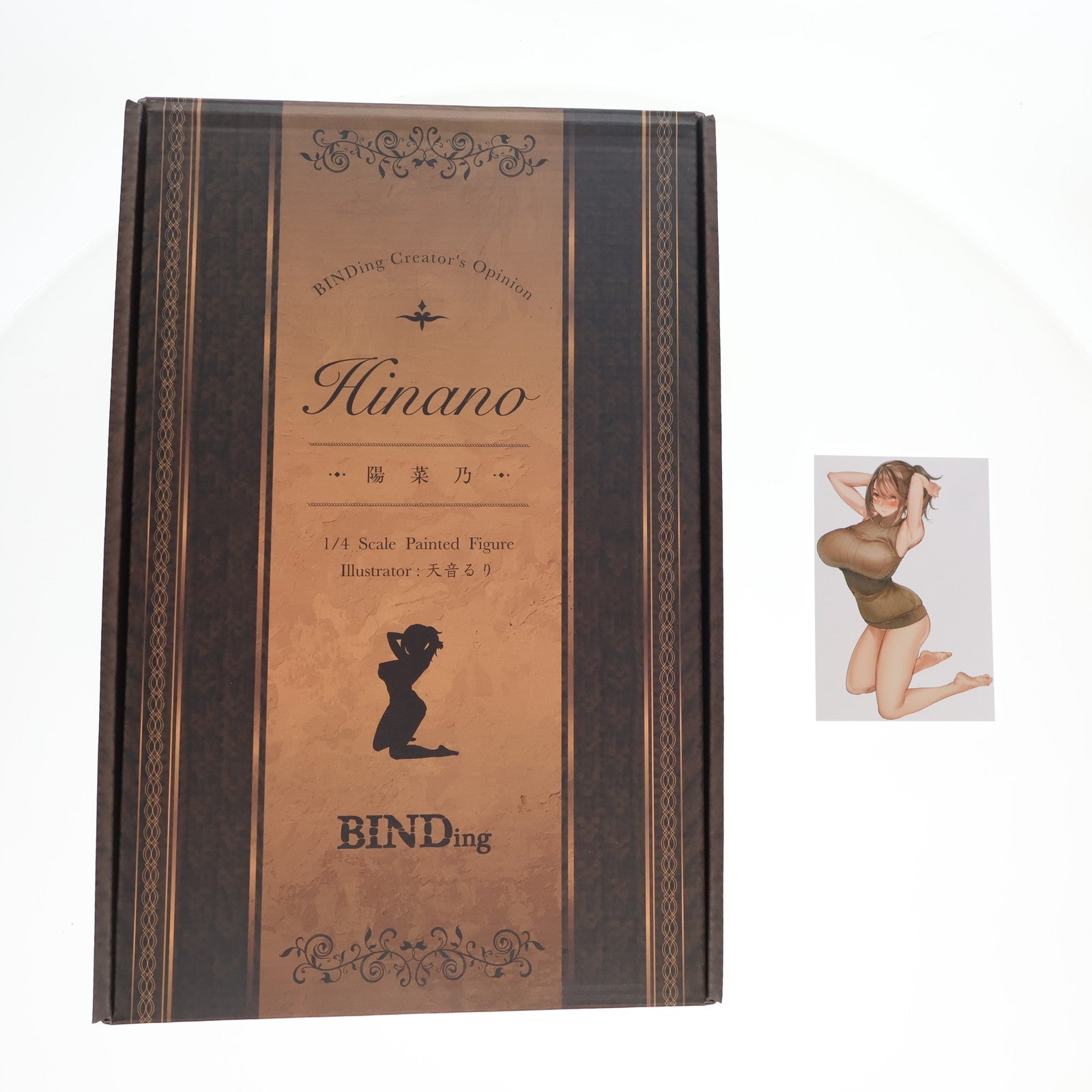 【中古即納】[FIG] ポストカード付属 ネイティブキャラクターズコレクション 陽菜乃(ひなの) BINDing クリエイターズ オピニオン 1/4 完成品 フィギュア ネイティブオンラインショップ&FANZA限定 BINDing(バインディング)/ネイティブ(20211130)