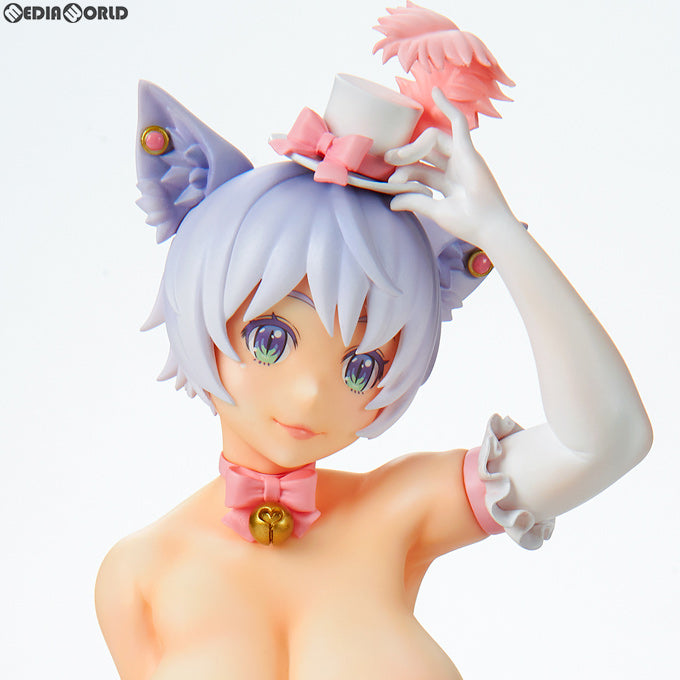 【中古即納】[FIG] バーレスクキャット ベル 白猫ver. はましま薫夫オリジナルキャラクター 1/7 完成品 フィギュア Q-six(キューシックス)(20220220)