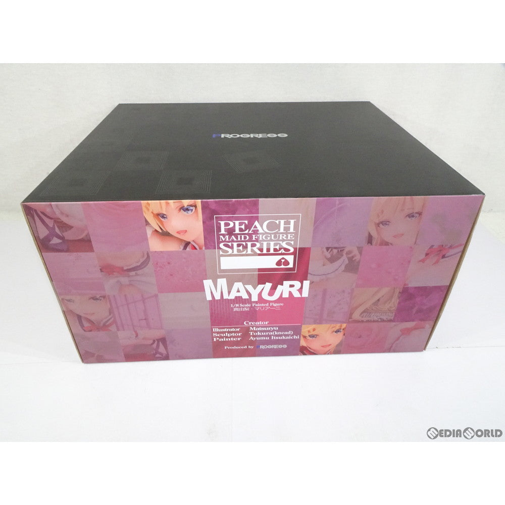 【中古即納】[FIG] ポストカード付属 PEACH メイドフィギュアシリーズ 真由梨・マリアーニ 松竜オリジナルキャラクター 1/8 完成品 フィギュア ネイティブオンラインショップ&DMM限定 PROGRESS(プログレス)/ネイティブ(20181231)