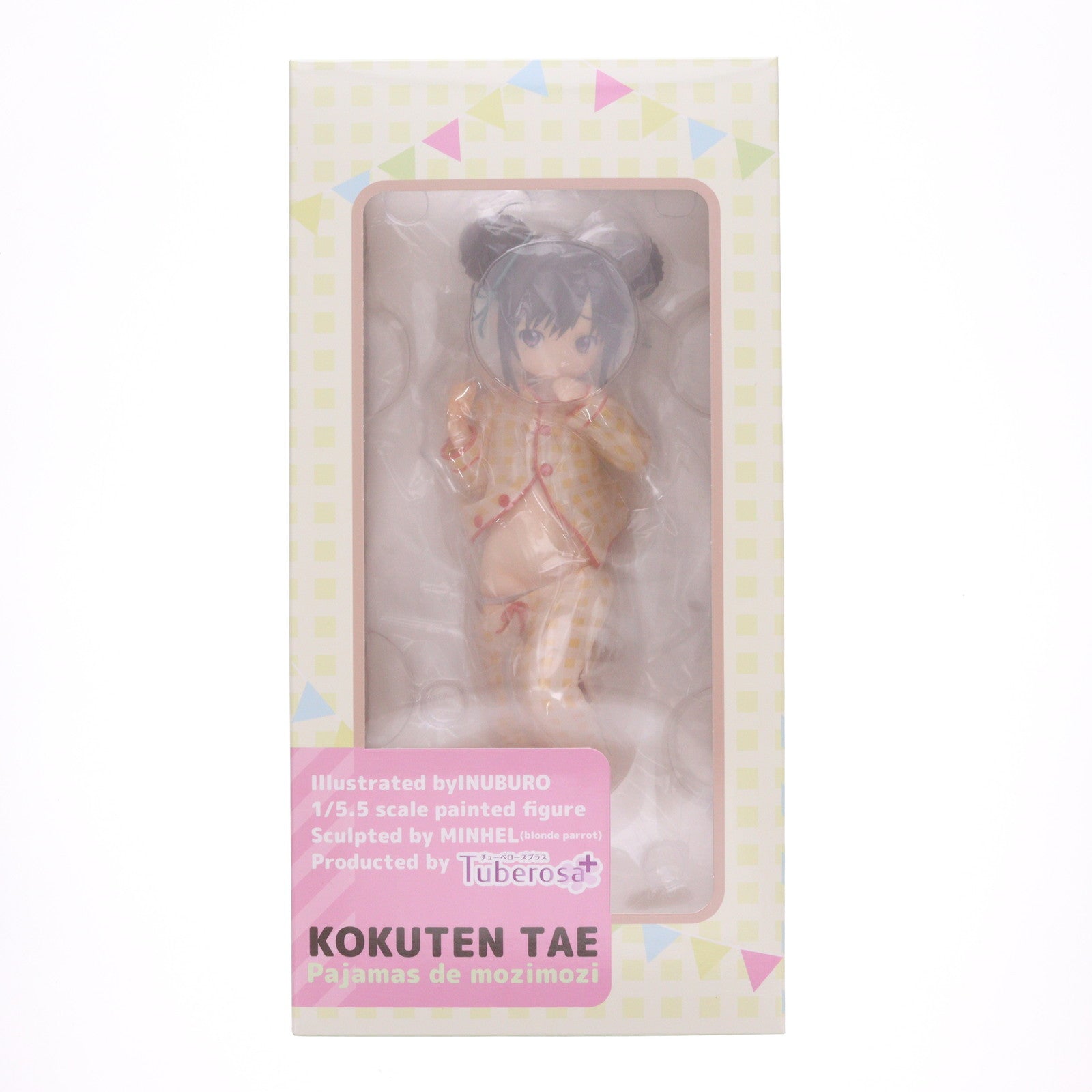 【中古即納】[FIG] 国天妙(こくてんたえ) ぱじゃまでもじもじ Illustrated by いぬぶろ コミック阿吽 1/5.5 完成品 フィギュア(PVC249) オーキッドシード(20220828)