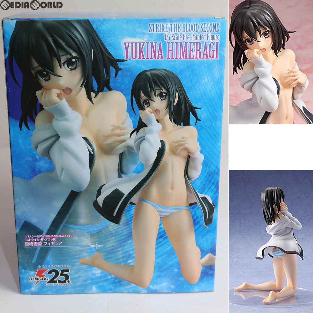 【中古即納】[FIG] 電撃屋限定 姫柊雪菜(ひめらぎゆきな) ストライク・ザ・ブラッド 1/7 完成品 フィギュア KADOKAWA(カドカワ)/アスキー・メディアワークス(20171202)