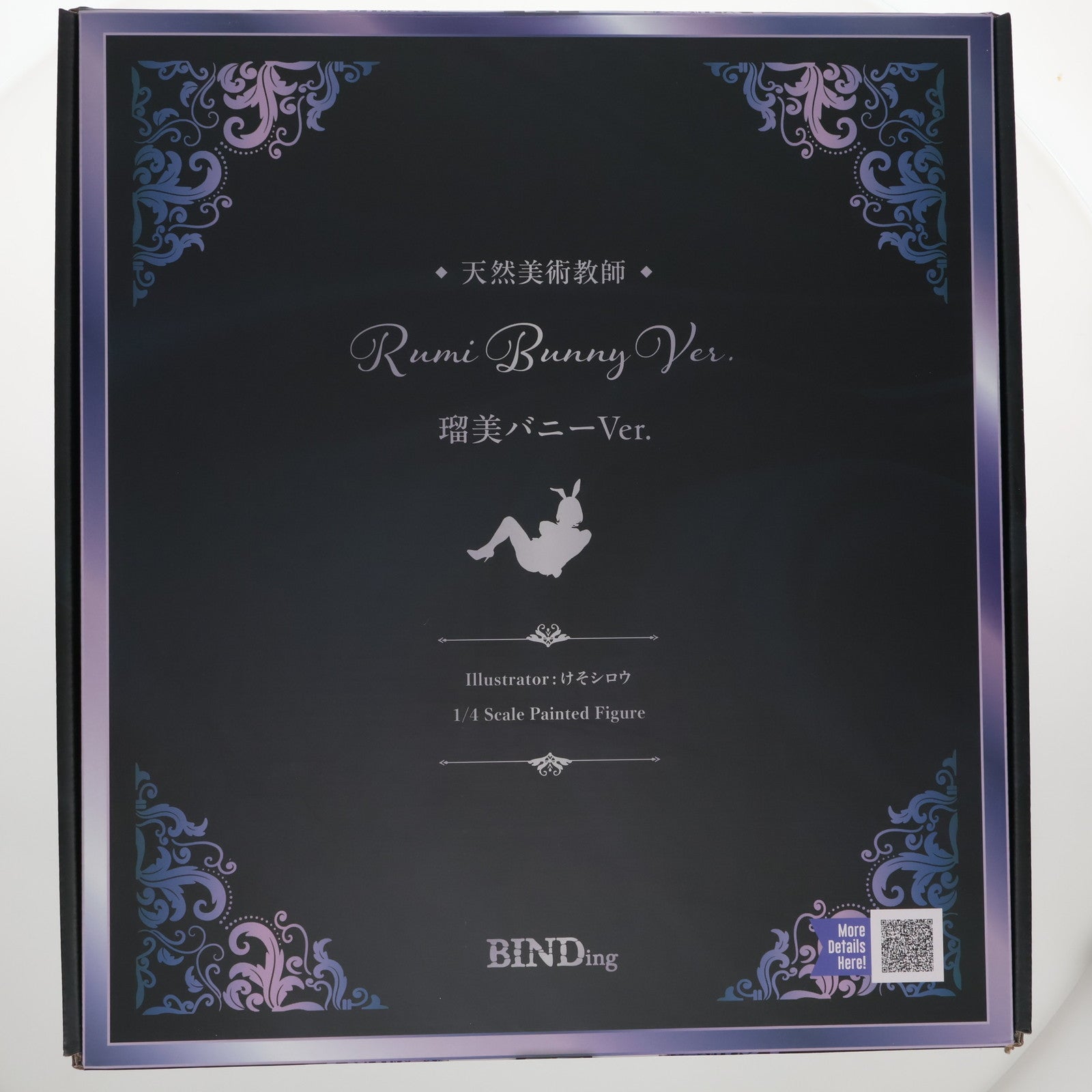 【中古即納】[FIG] ポストカード付属 ネイティブキャラクターズセレクション 瑠美(るみ) バニーVer. 天然美術教師 1/4 完成品 フィギュア BINDing(バインディング)/ネイティブ(20250829)