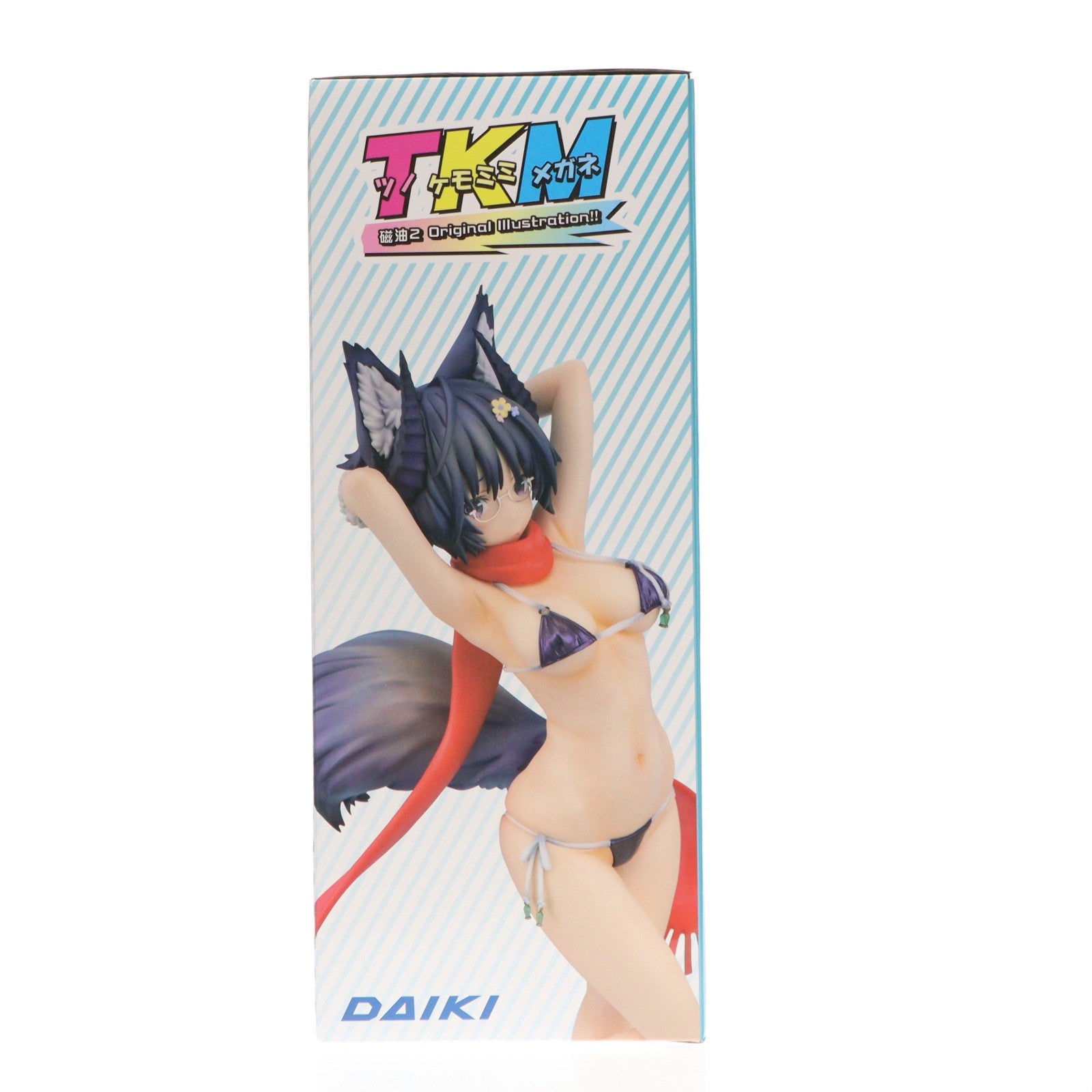 【中古即納】[FIG] 磁油2 オリジナルイラスト TKM(ツノ・ケモミミ・メガネ) 1/5.5 完成品 フィギュア ダイキ工業(20211112)
