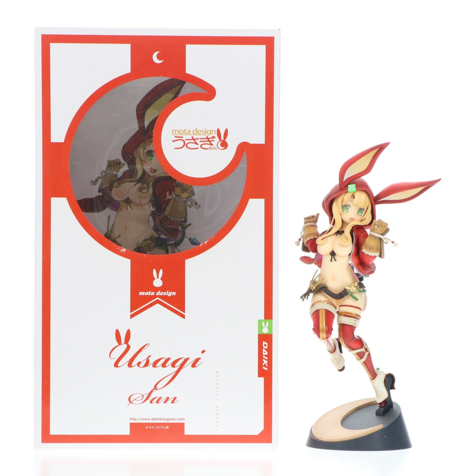【中古即納】[FIG] モタ デザイン うさぎさん 1/7 完成品 フィギュア ダイキ工業(20200425)