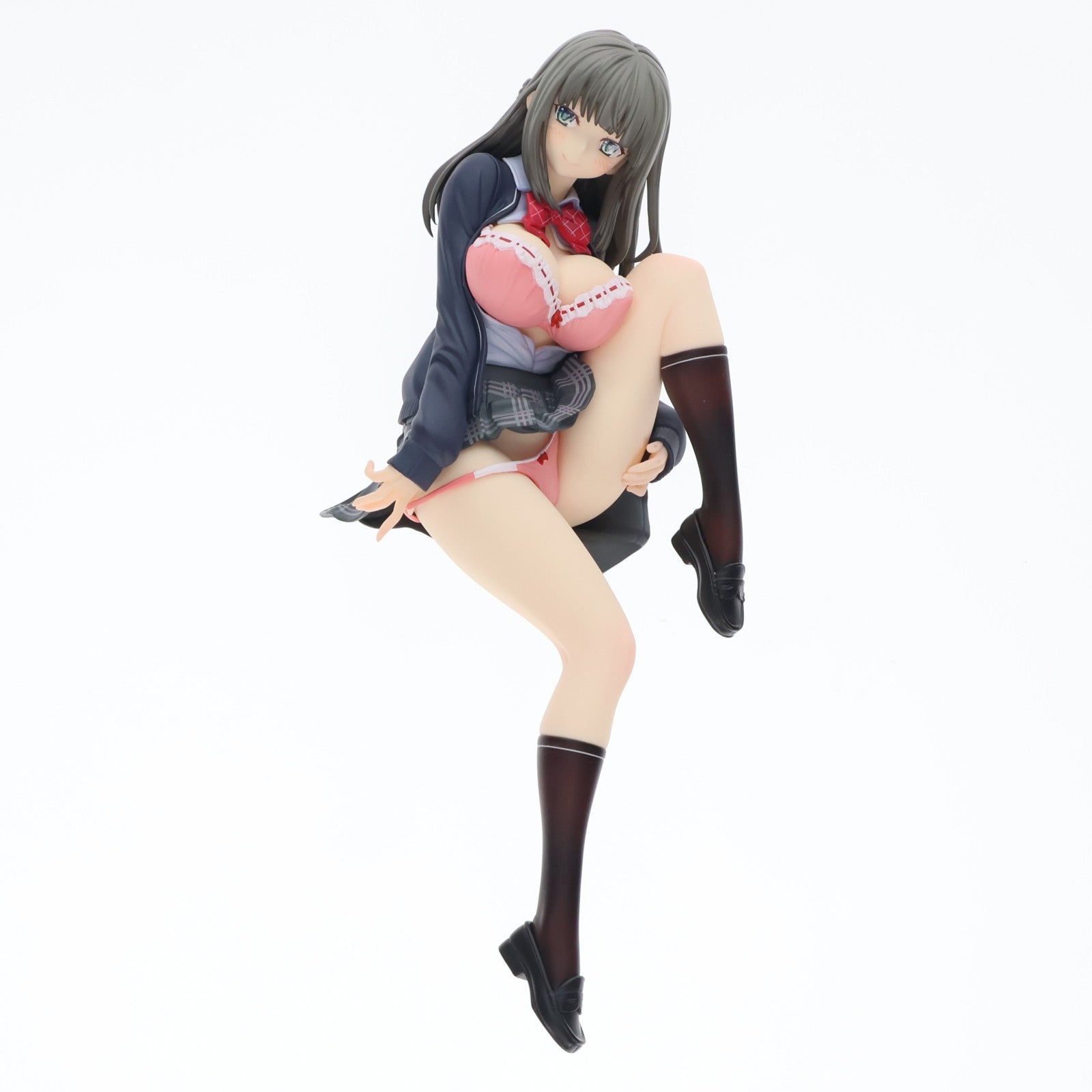 【中古即納】[FIG] ポストカード付属 ネイティブキャラクターズセレクション 佐伯まほ(さえきまほ) フラれてくやしかったので仕方なく　　で彼女にしてみました 1/7 完成品 フィギュア ネイティブオンラインショップ&FANZA限定 Pink・Cat/ネイティブ(20210120)