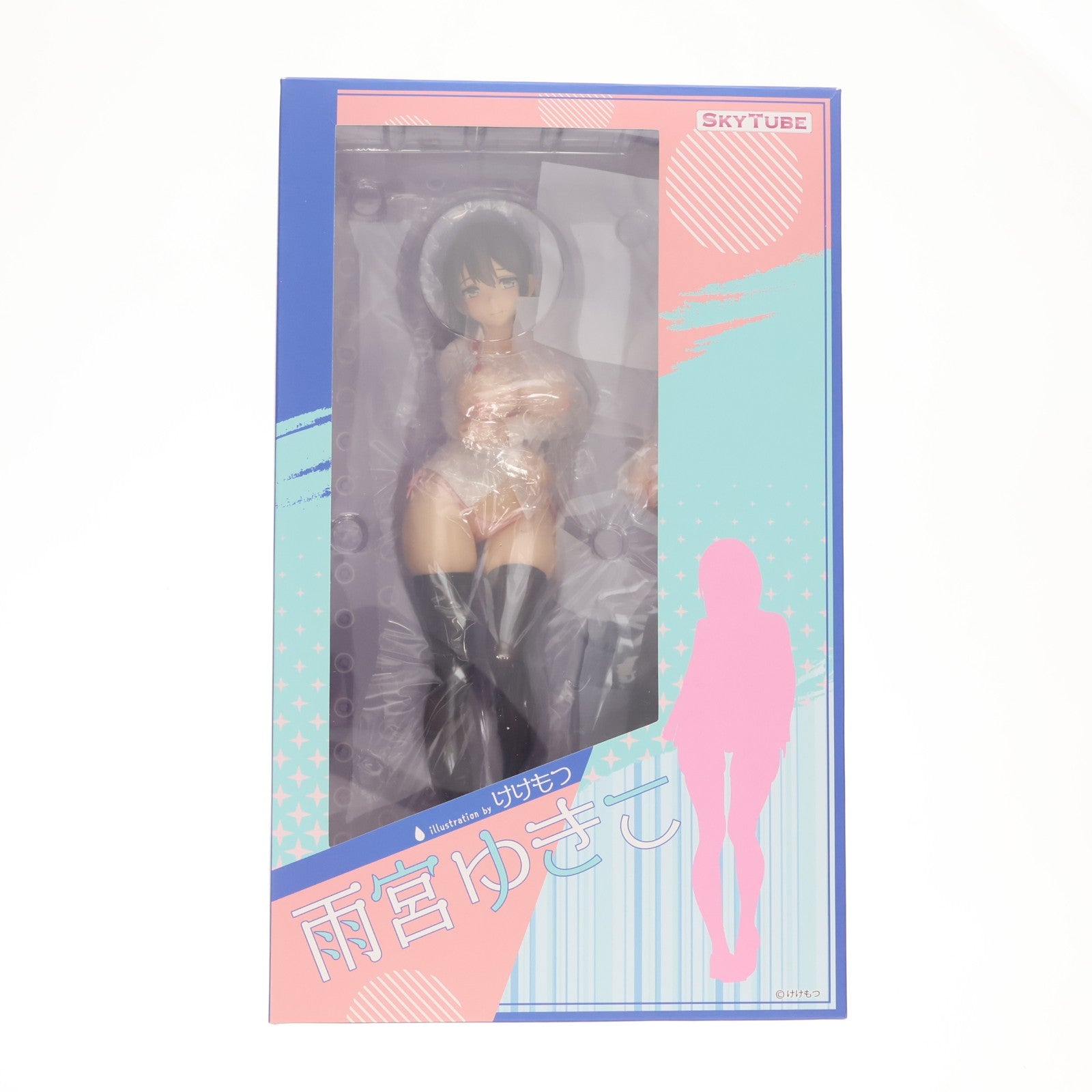 【中古即納】[FIG] ポストカード付属 雨宮ゆきこ illustration by けけもつ 1/6 完成品 フィギュア(AX-1143) SkyTube(スカイチューブ)(20220427)