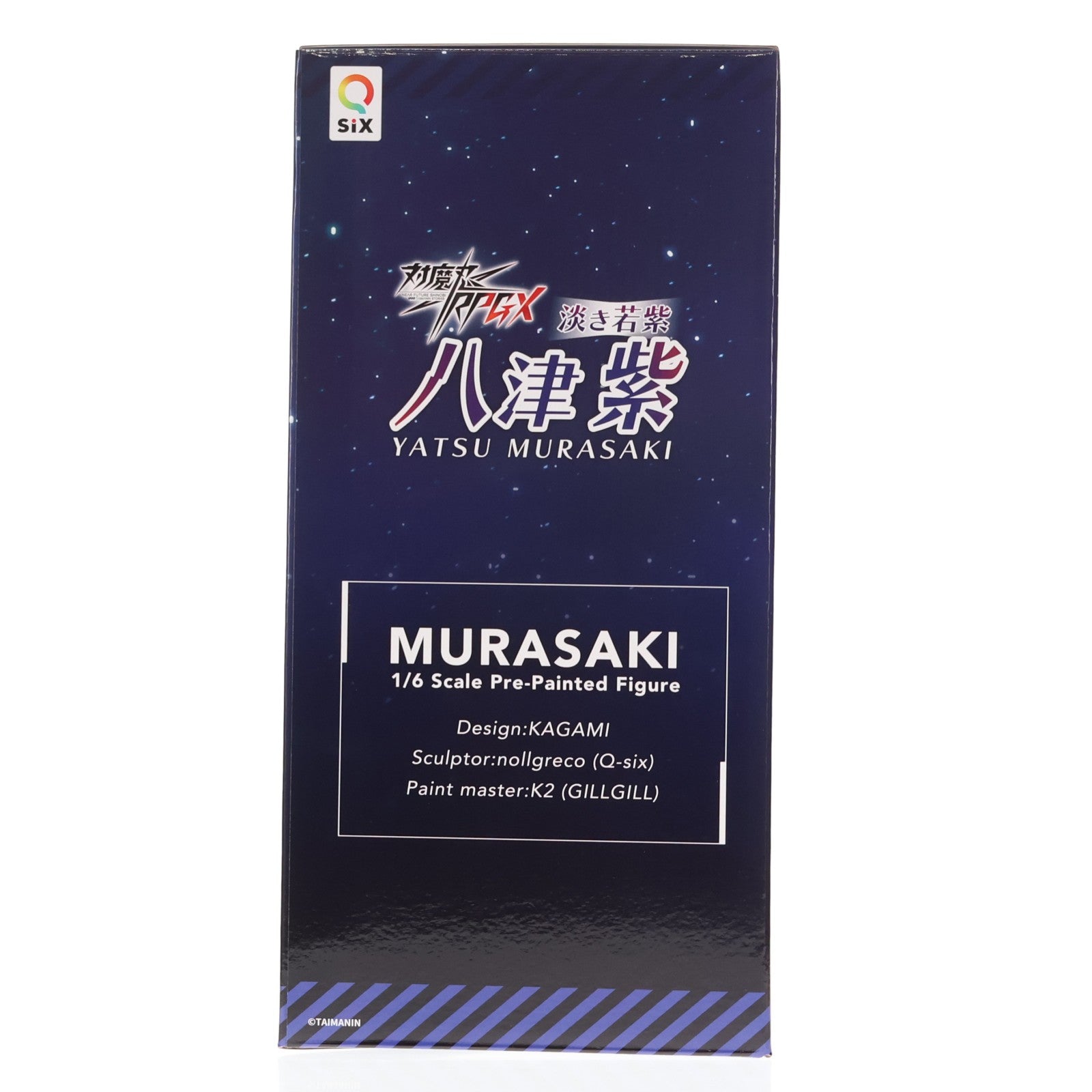 【中古即納】[FIG] 淡き若紫 八津紫(やつむらさき) 対魔忍RPGX 1/6 完成品 フィギュア Q-six(キューシックス)(20250831)