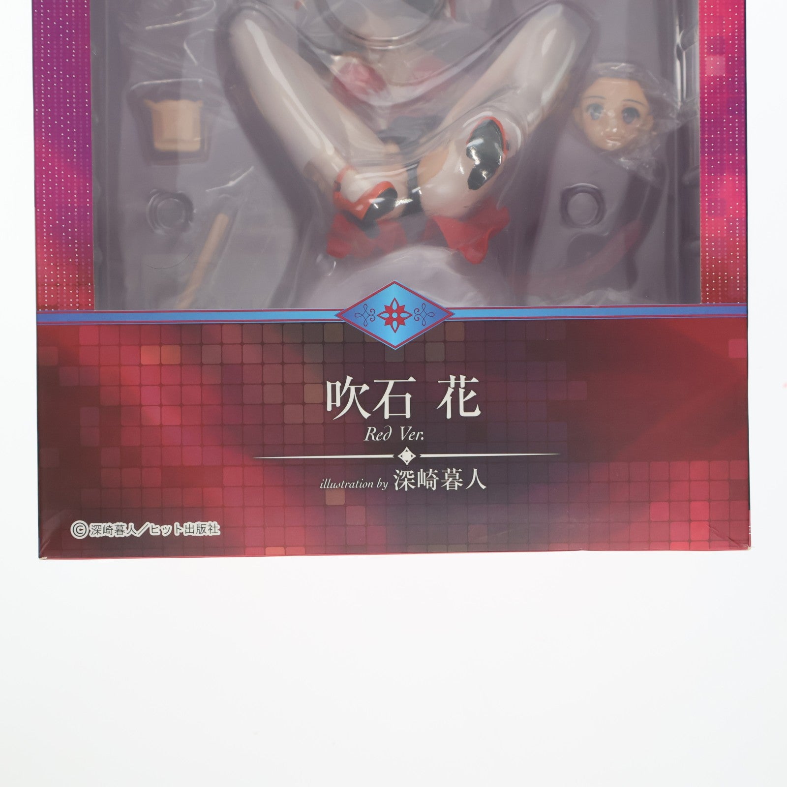 【中古即納】[FIG] 吹石花(ふきいしはな) illustration by 深崎暮人 Red Ver. コミック阿吽 1/6 完成品 フィギュア(AX-1095) SkyTube(スカイチューブ)(20201015)