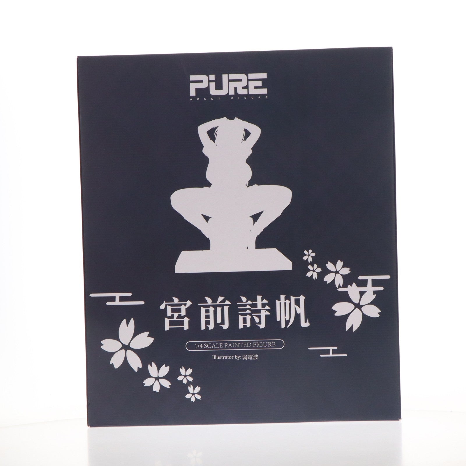 【中古即納】[FIG] 色紙&タペストリー付属 あみあみ限定 宮前志保(みやまえしほ) Illustrated by 弱電波 1/4 完成品 フィギュア PURE(ピュア)(20251215)