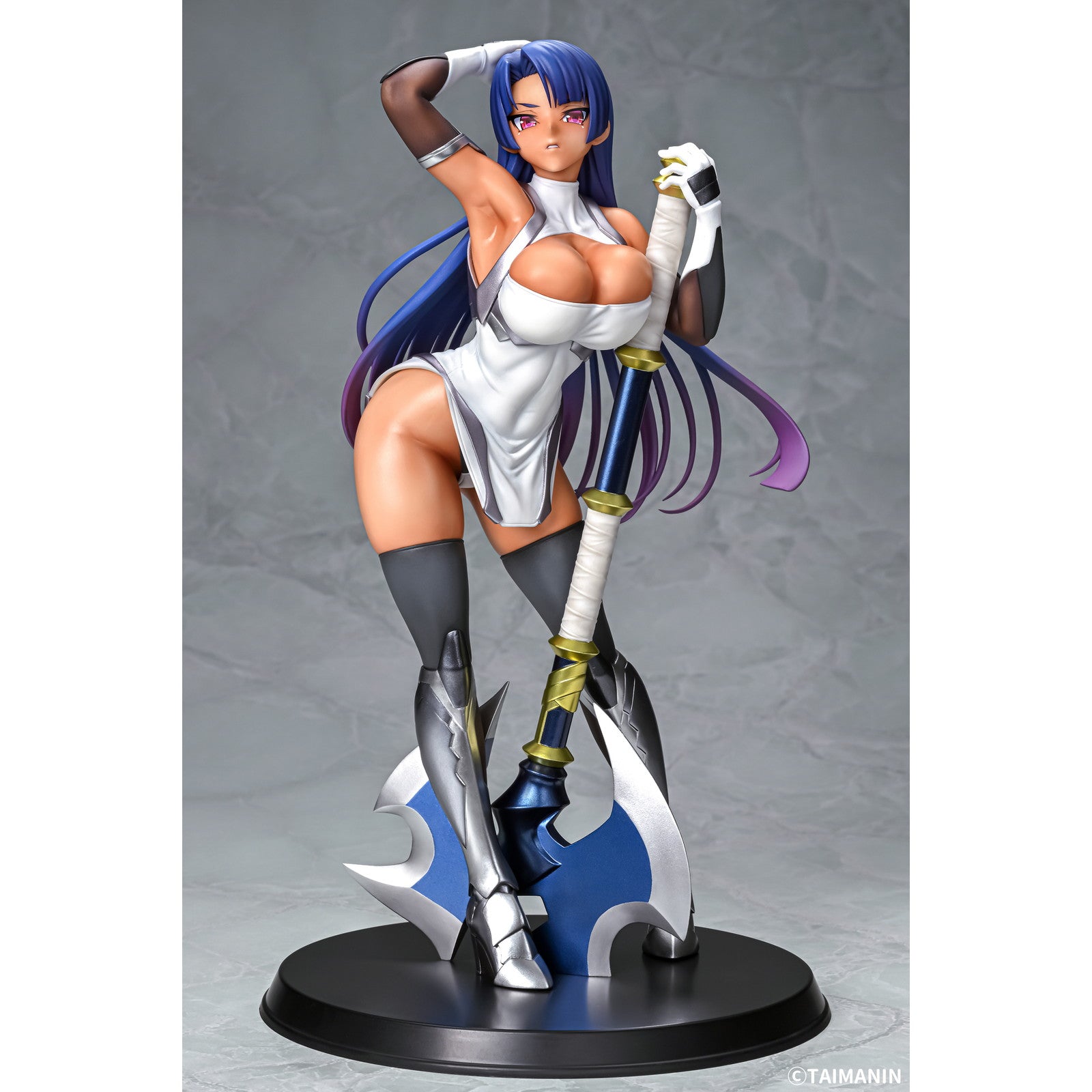 【中古即納】[FIG] 淡き若紫 八津紫(やつむらさき) 日焼けver. 対魔忍RPGX 1/6 完成品 フィギュア Q-six(キューシックス)(20250831)