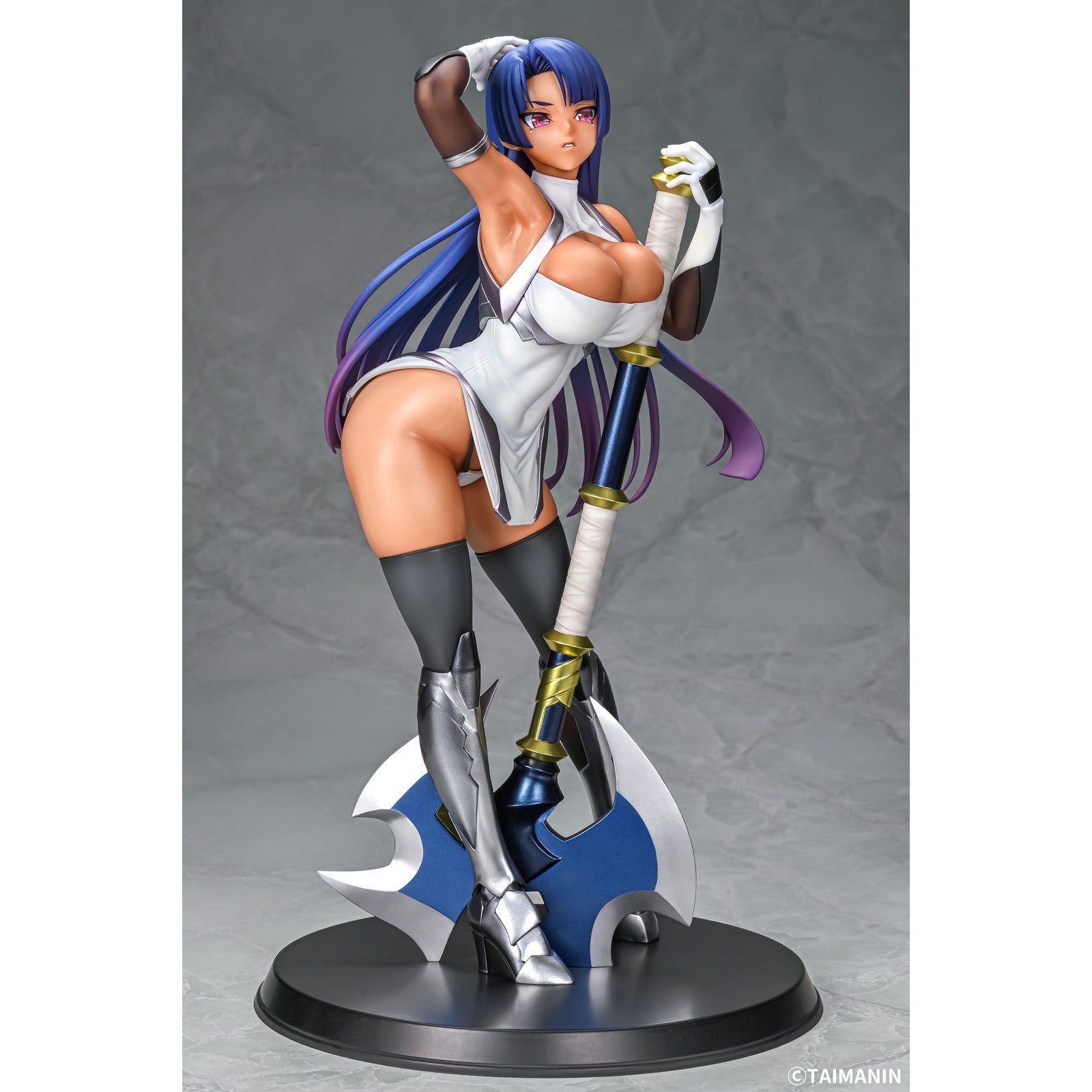 【中古即納】[FIG] 淡き若紫 八津紫(やつむらさき) 日焼けver. 対魔忍RPGX 1/6 完成品 フィギュア Q-six(キューシックス)(20250831)