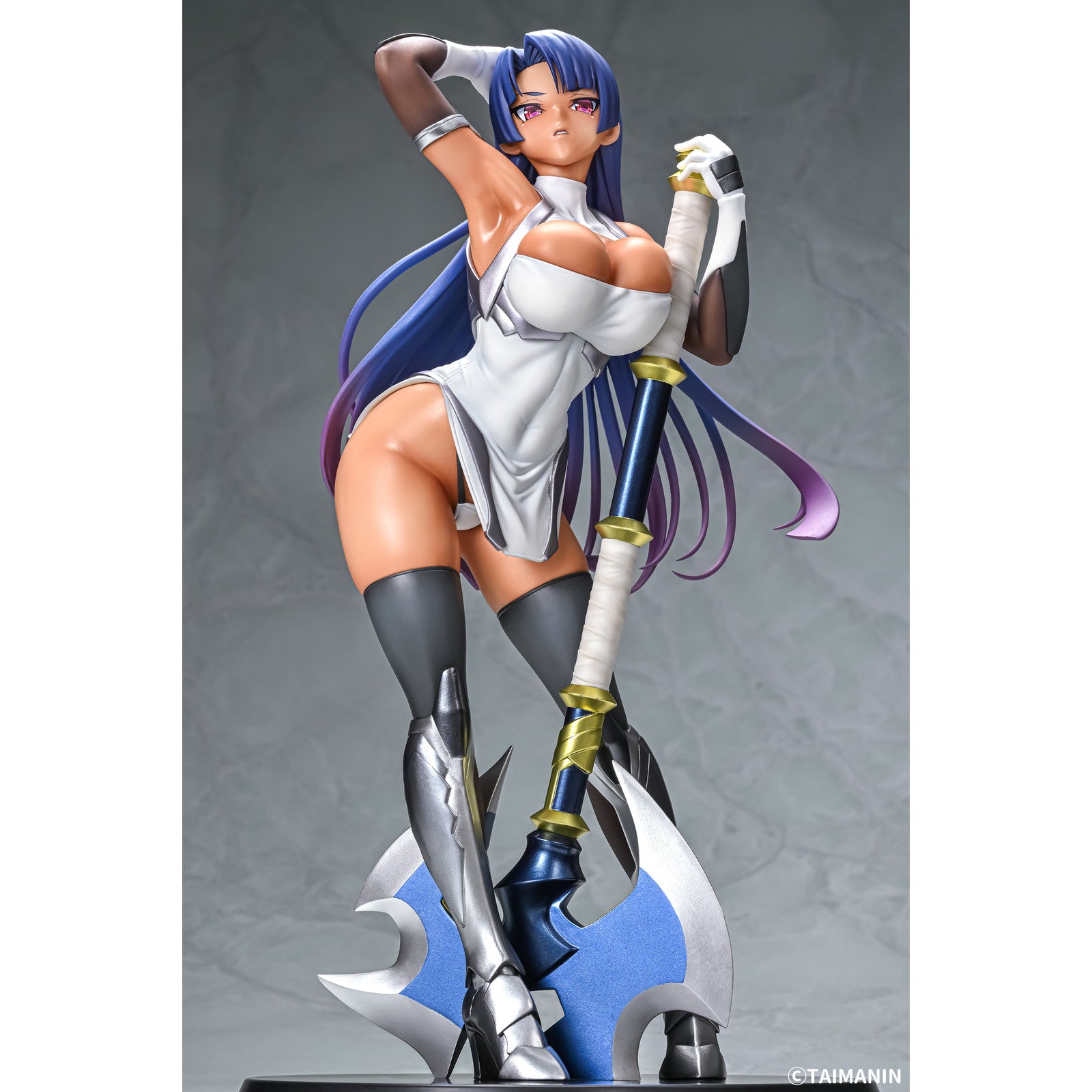 【中古即納】[FIG] 淡き若紫 八津紫(やつむらさき) 日焼けver. 対魔忍RPGX 1/6 完成品 フィギュア Q-six(キューシックス)(20250831)